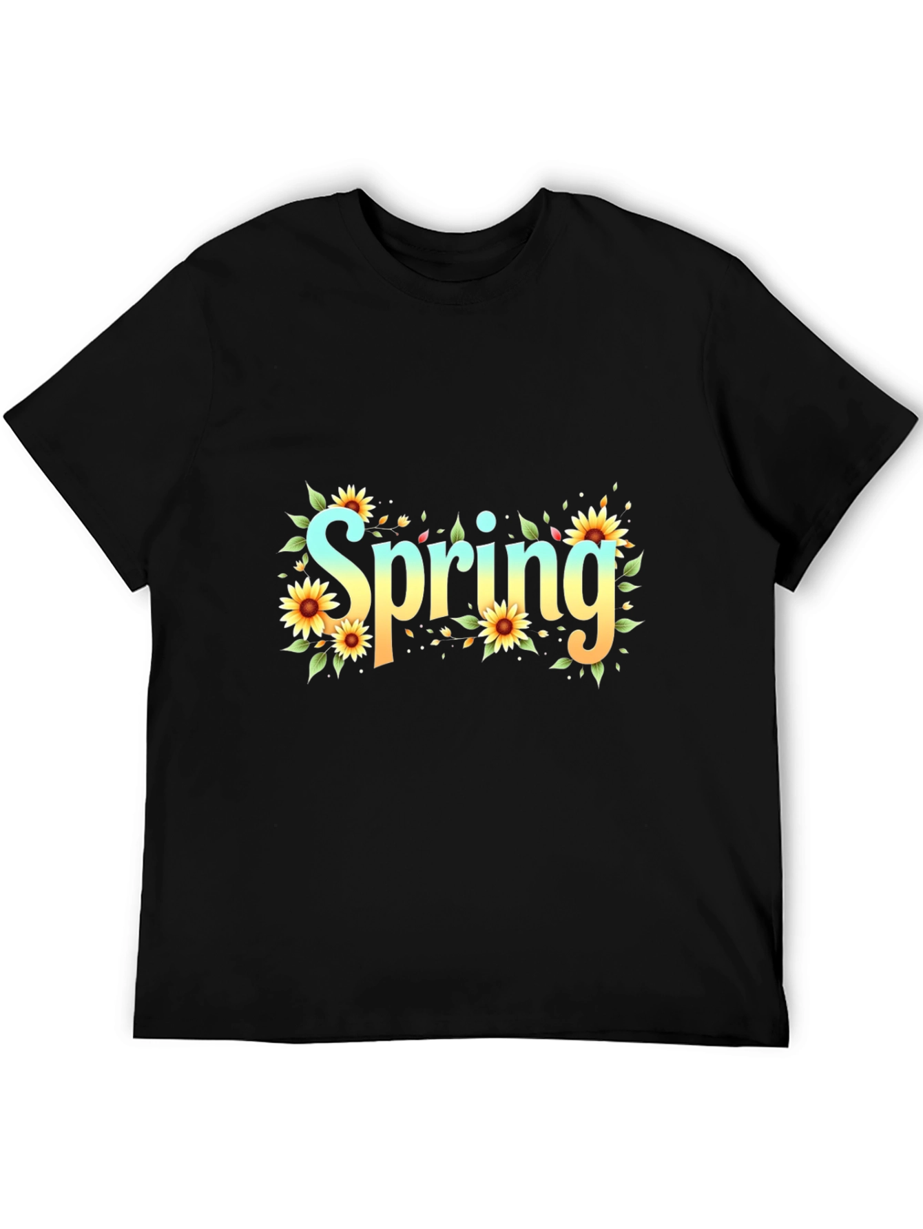 Spring Sunflower Graphic T-Shirt
