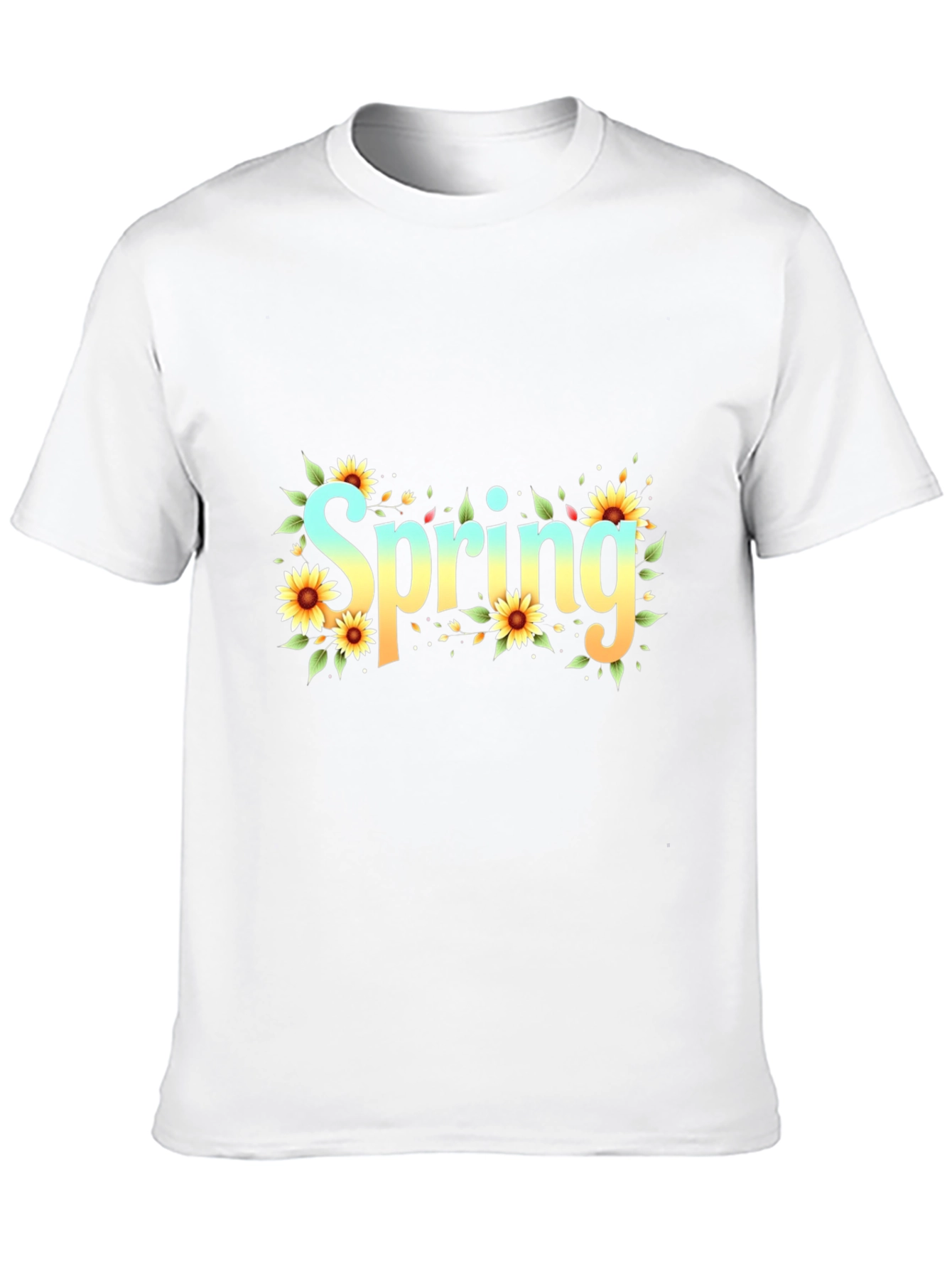 Spring Sunflower Graphic T-Shirt