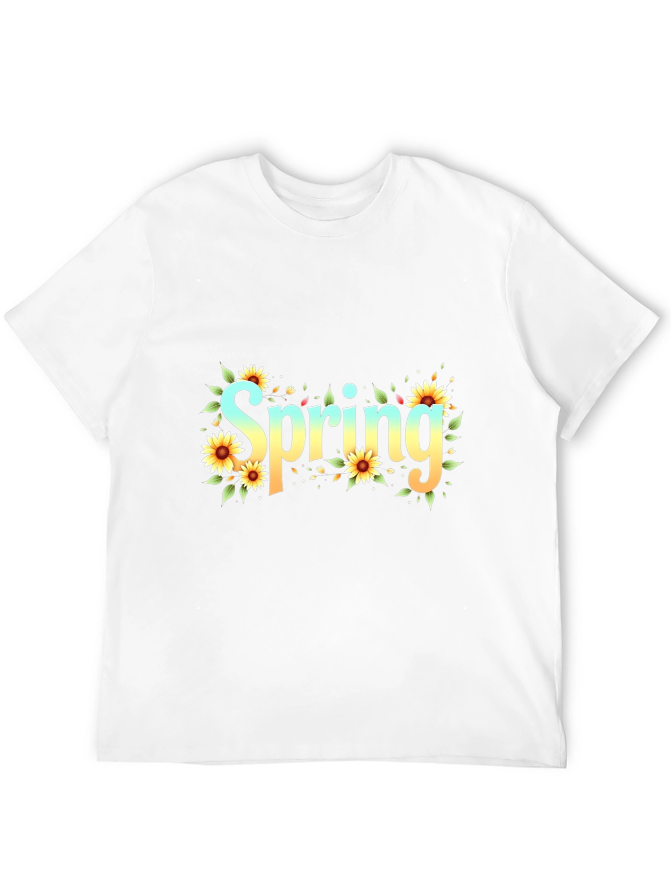 Spring Sunflower Graphic T-Shirt