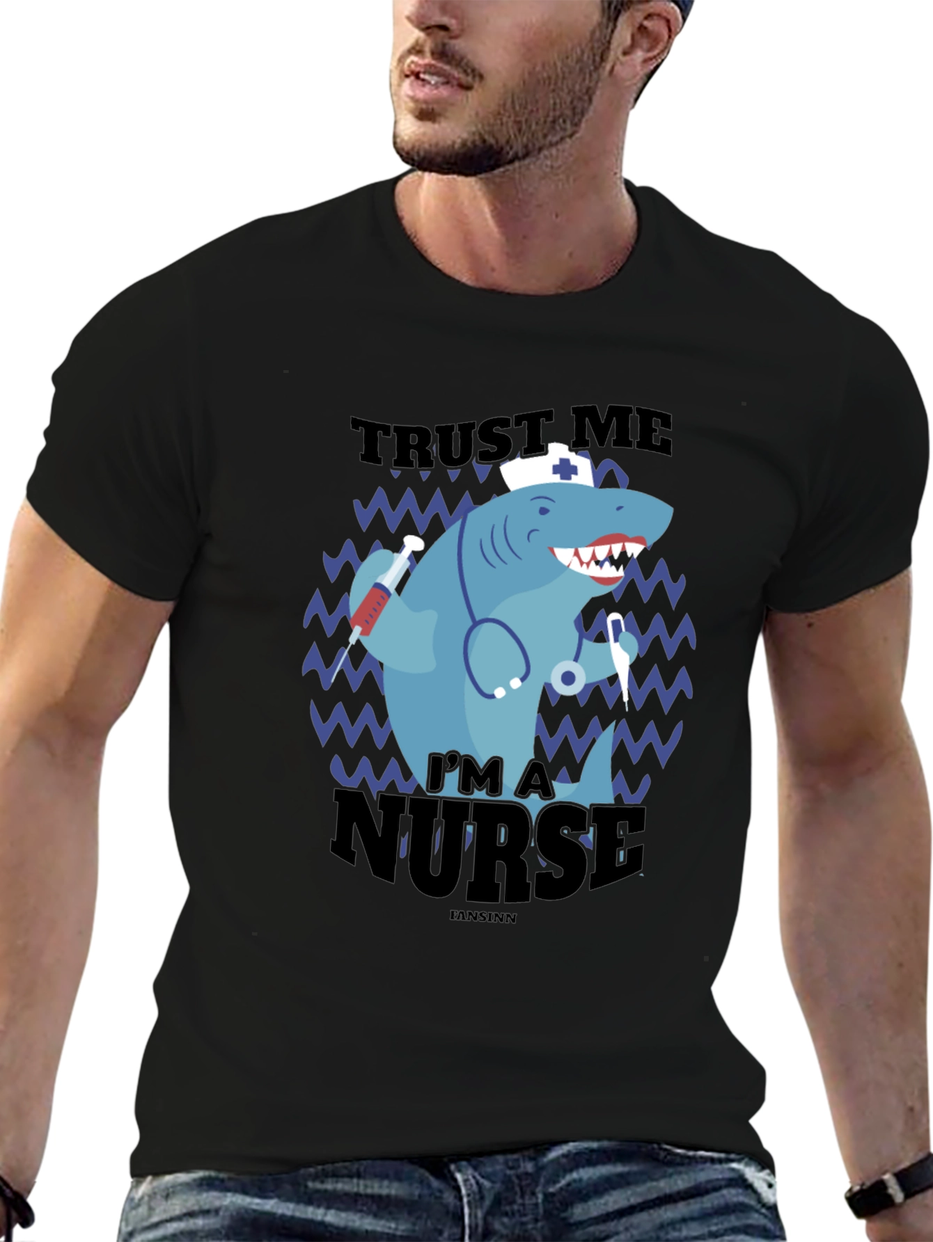 Trust Me Im A Nurse Shark Novelty T-Shirt