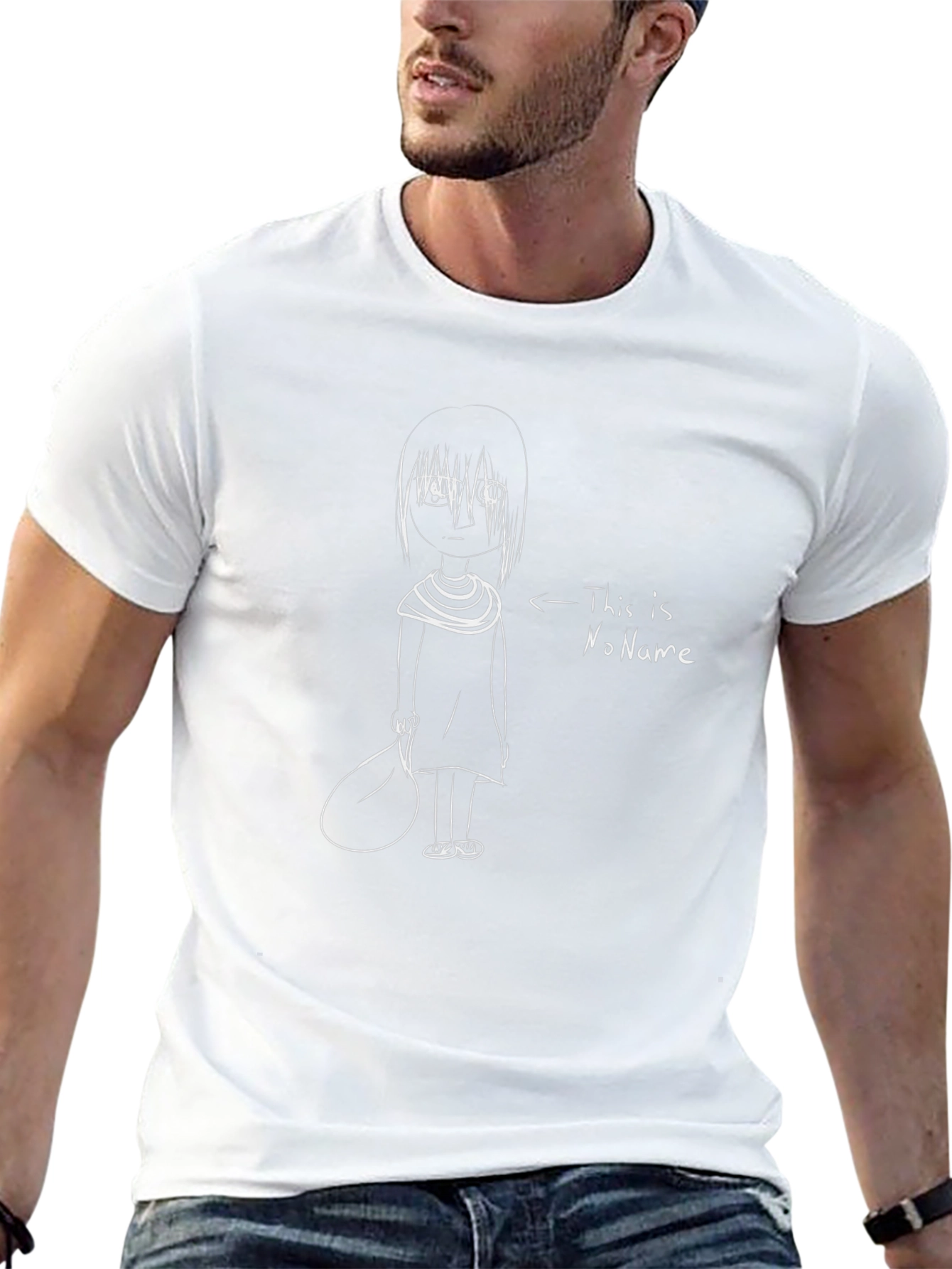 No Name Graphic Print T-Shirt - Soft Cotton Blend