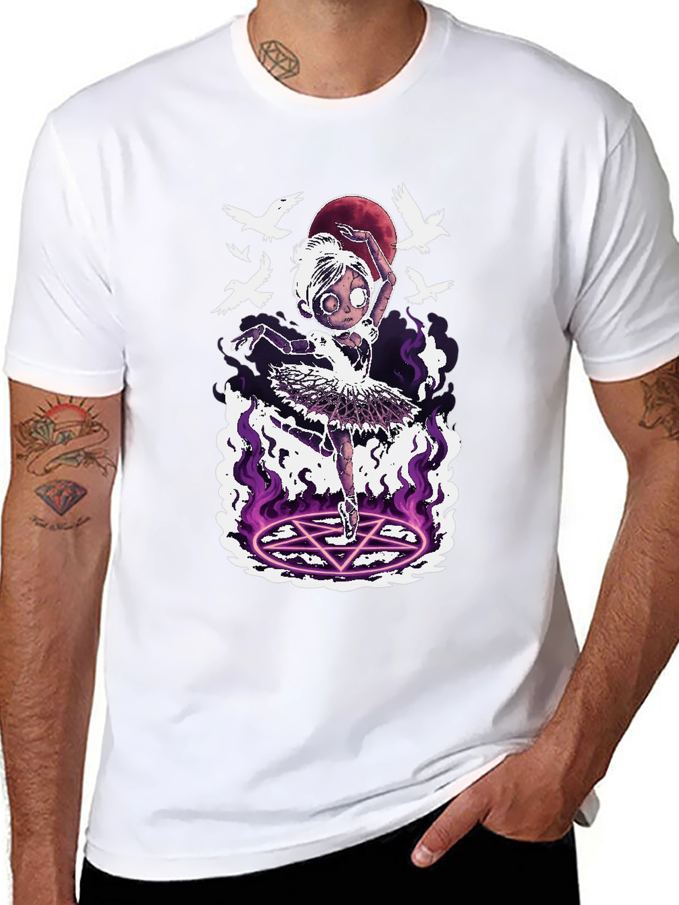 Gothic Ballerina Graphic Tee
