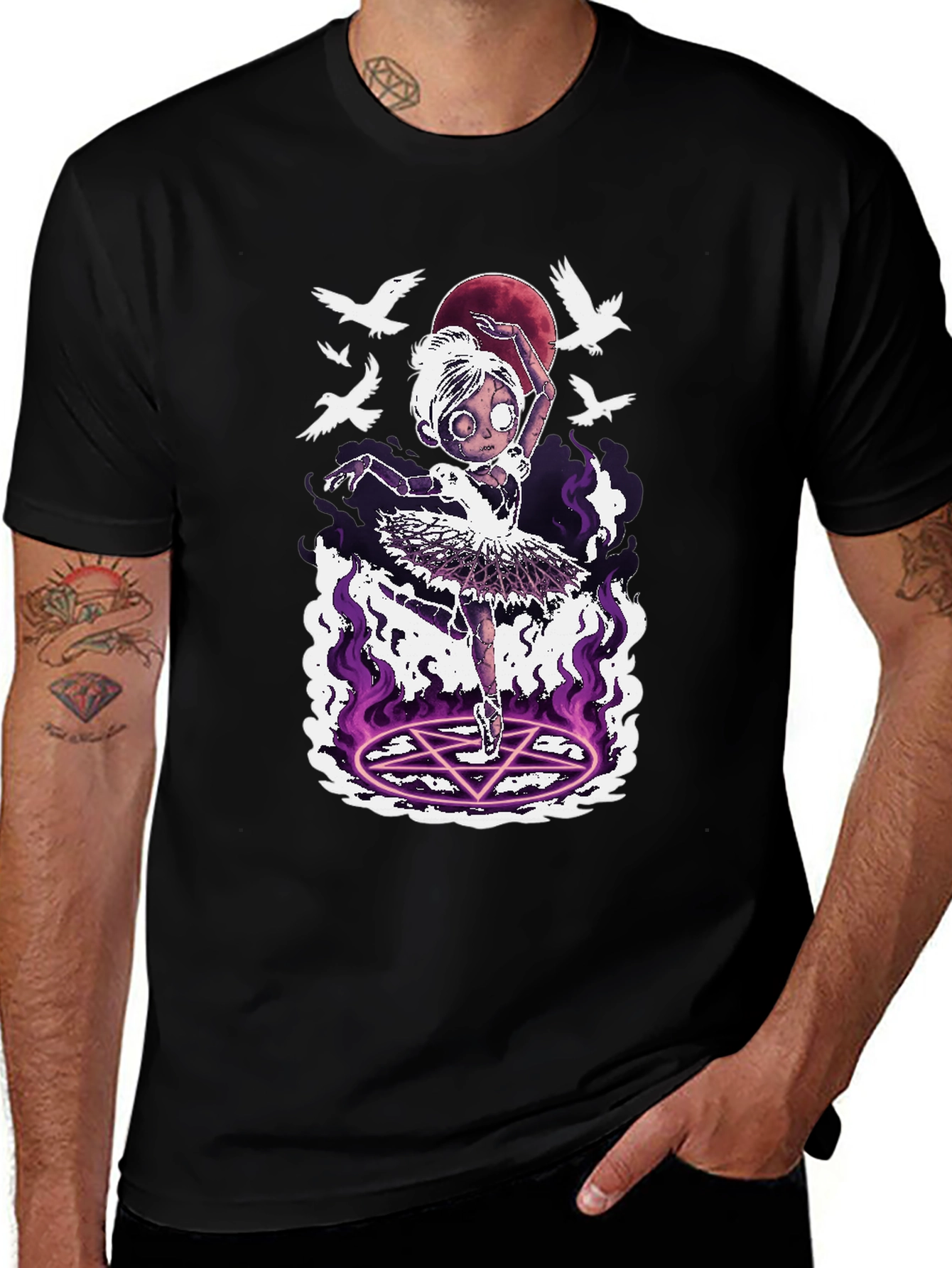 Gothic Ballerina Graphic Tee