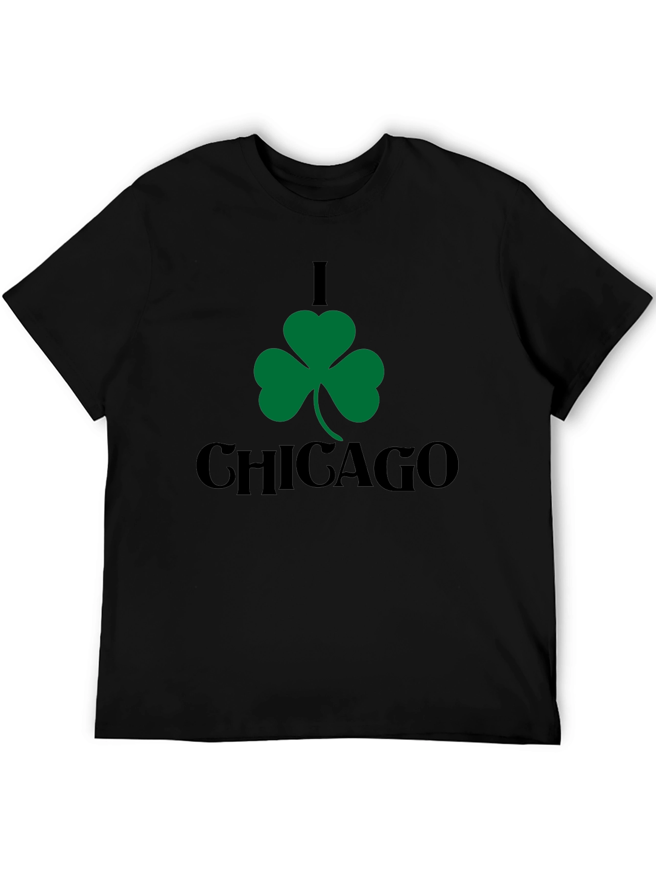 I Shamrock Chicago Black T-Shirt