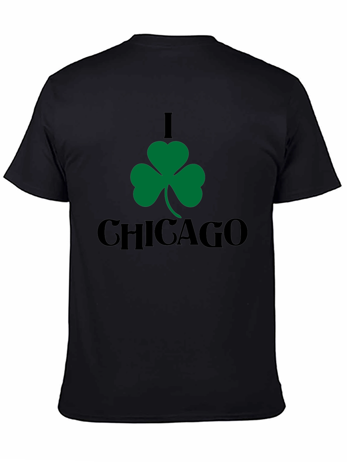 I Shamrock Chicago Black T-Shirt