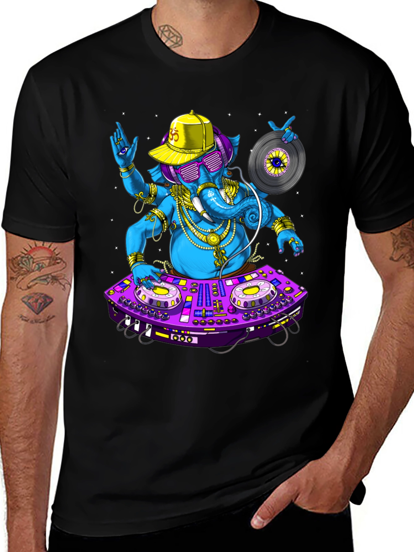 DJ Ganesha Graphic Tee