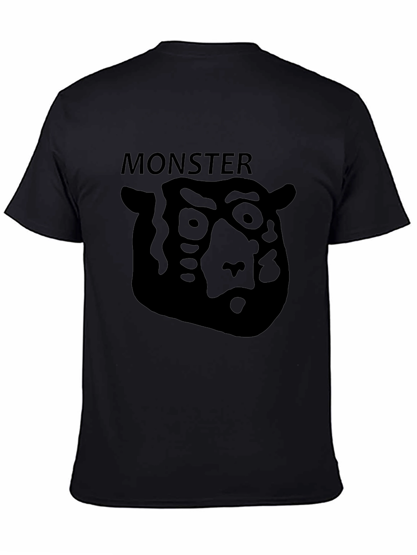 Monster Graphic Black Tee - Mens Short Sleeve