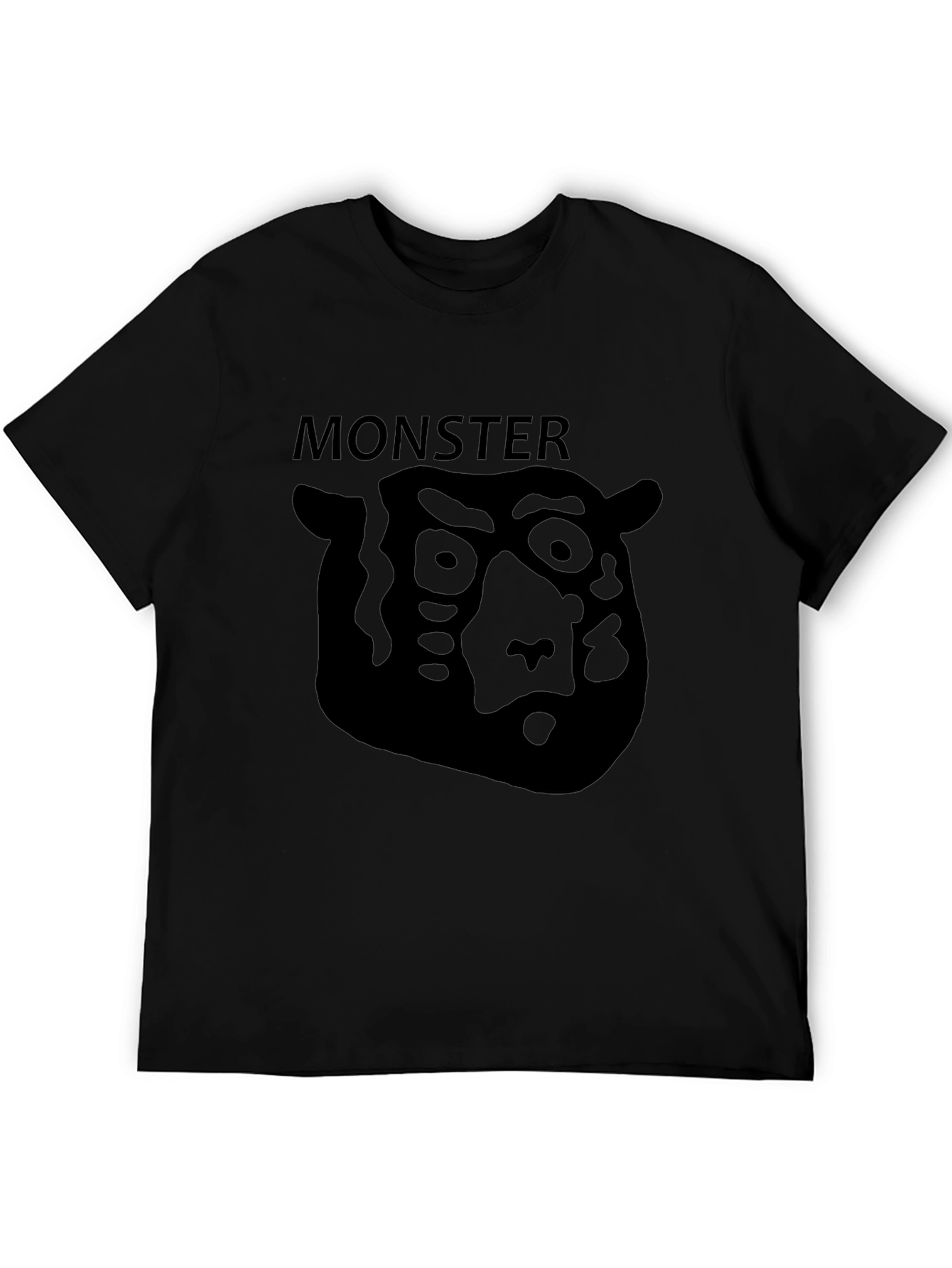 Monster Graphic Black Tee - Mens Short Sleeve
