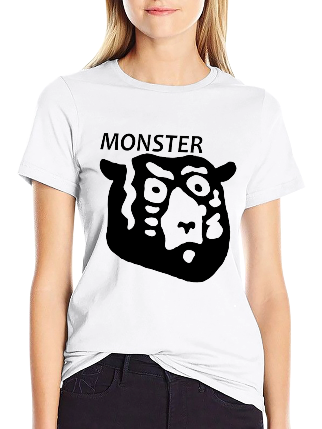 Monster Graphic Black Tee - Mens Short Sleeve