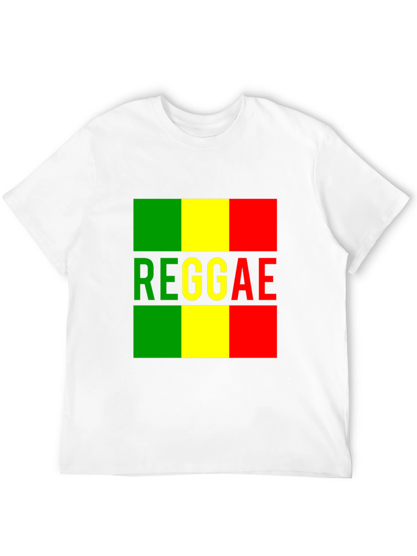 Reggae T-Shirt - Black Green Yellow Red