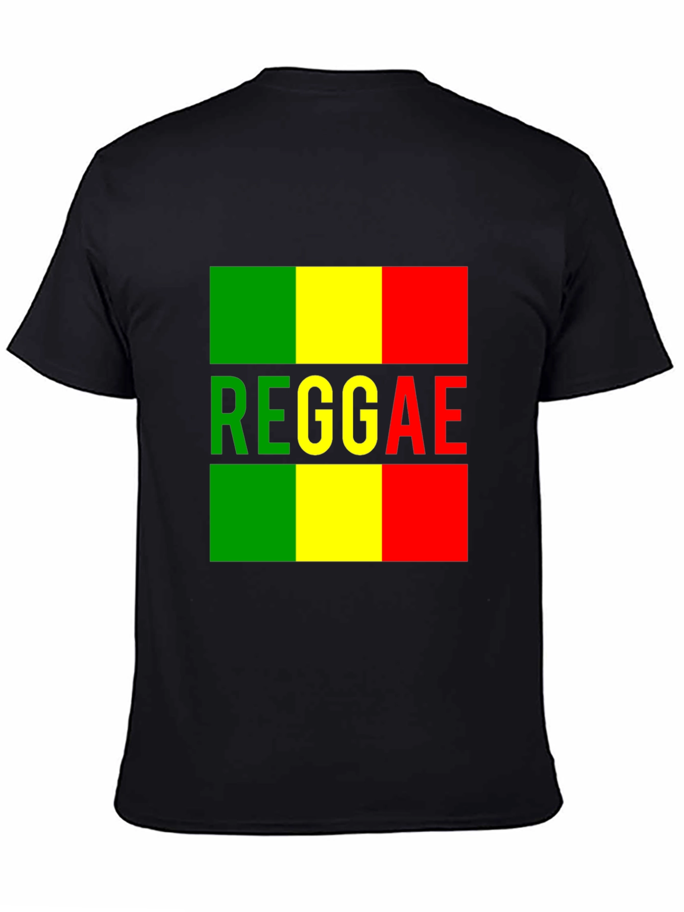Reggae T-Shirt - Black Green Yellow Red