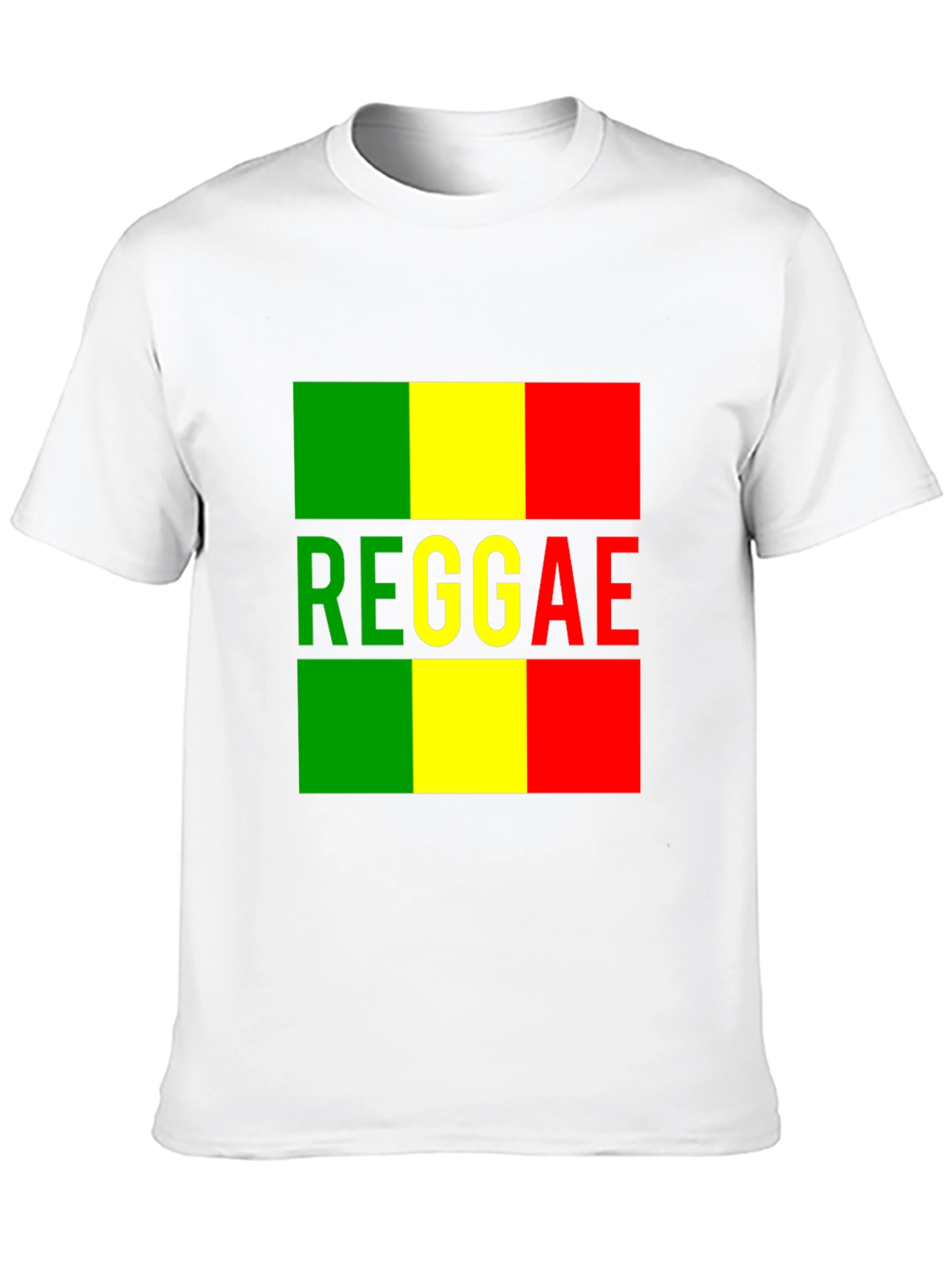 Reggae T-Shirt - Black Green Yellow Red
