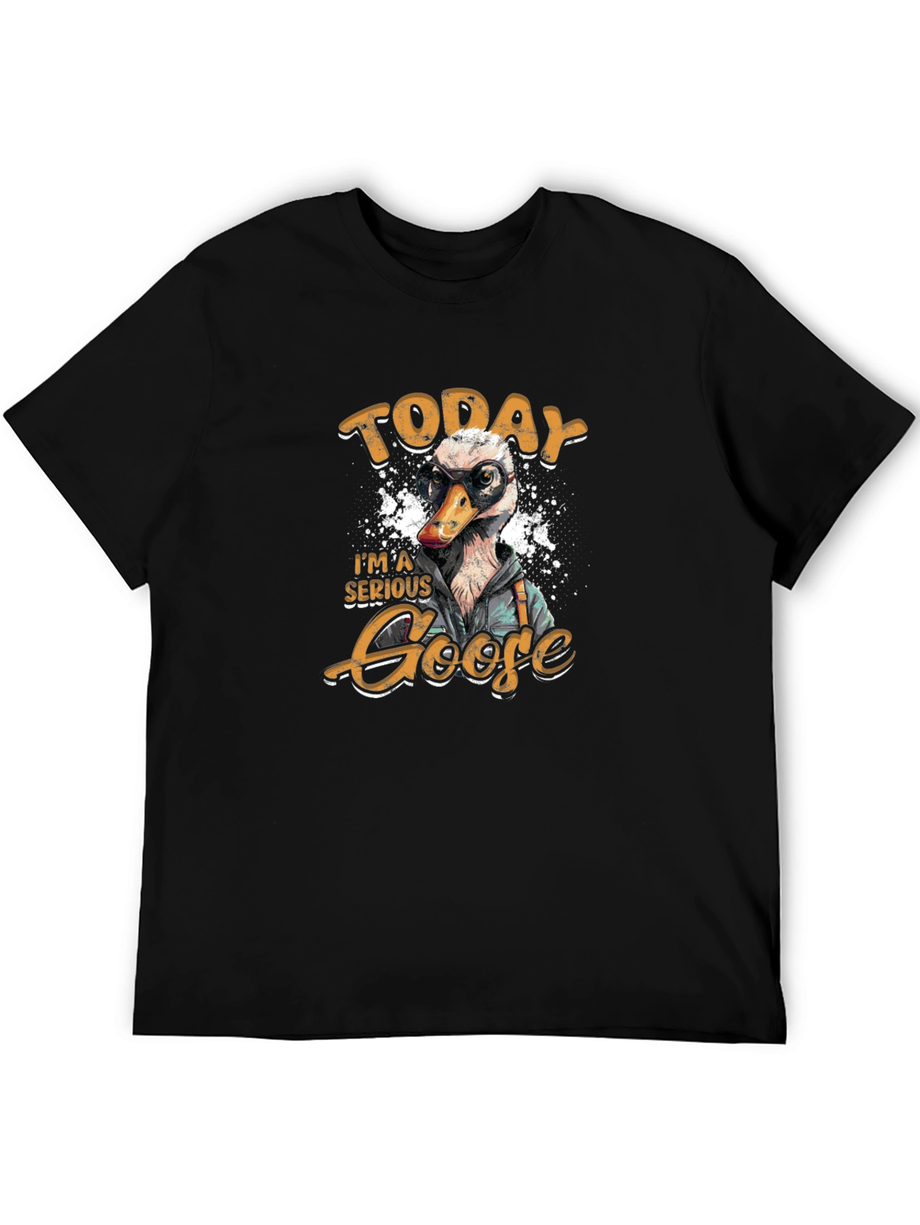 Serious Goose Graphic T-Shirt