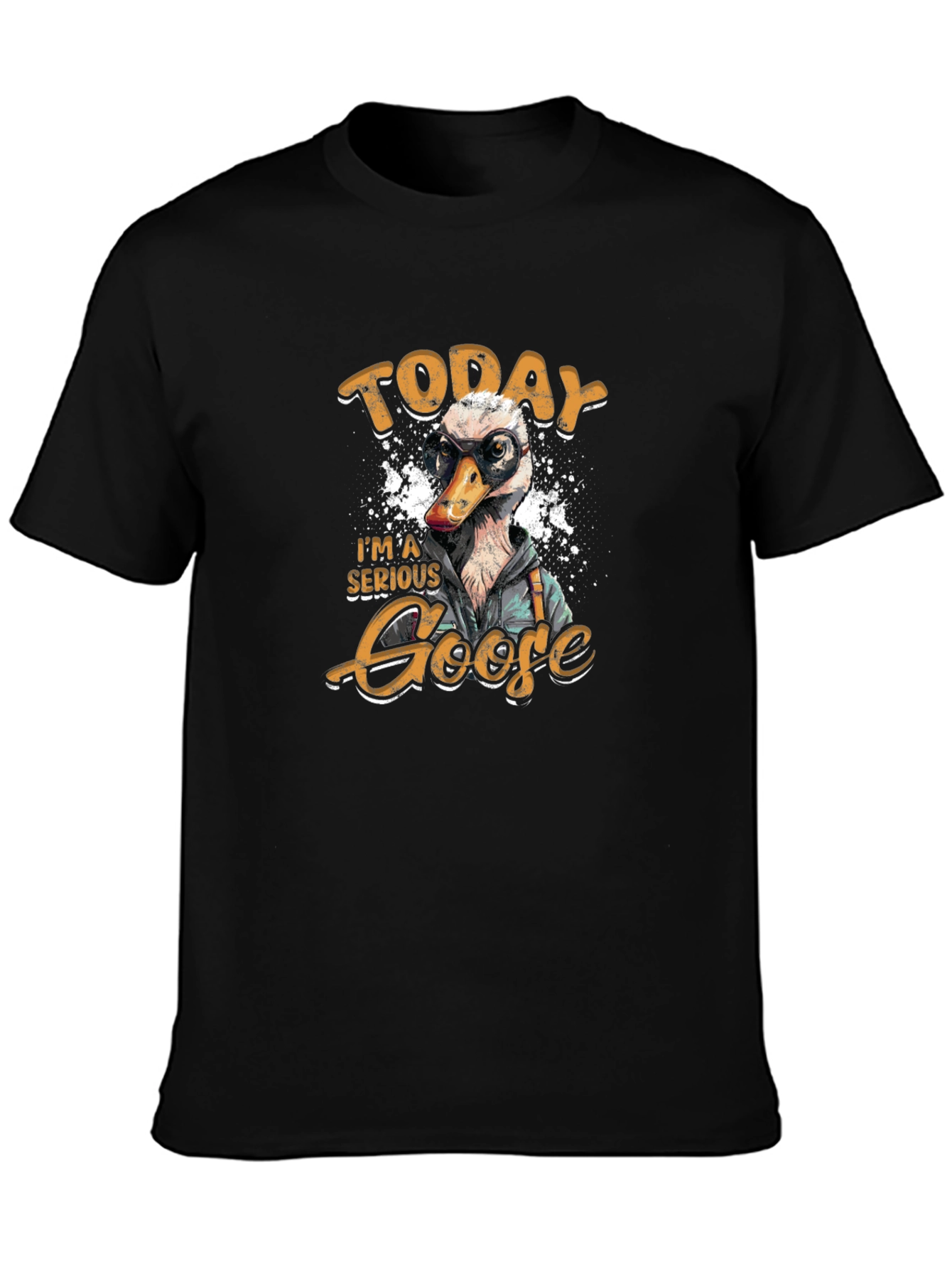 Serious Goose Graphic T-Shirt