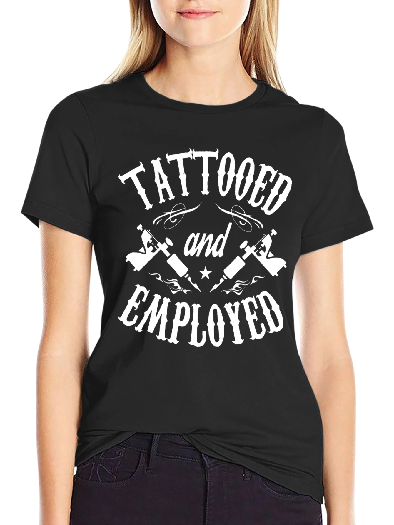 Tattooed and Employed Graphic T-Shirt