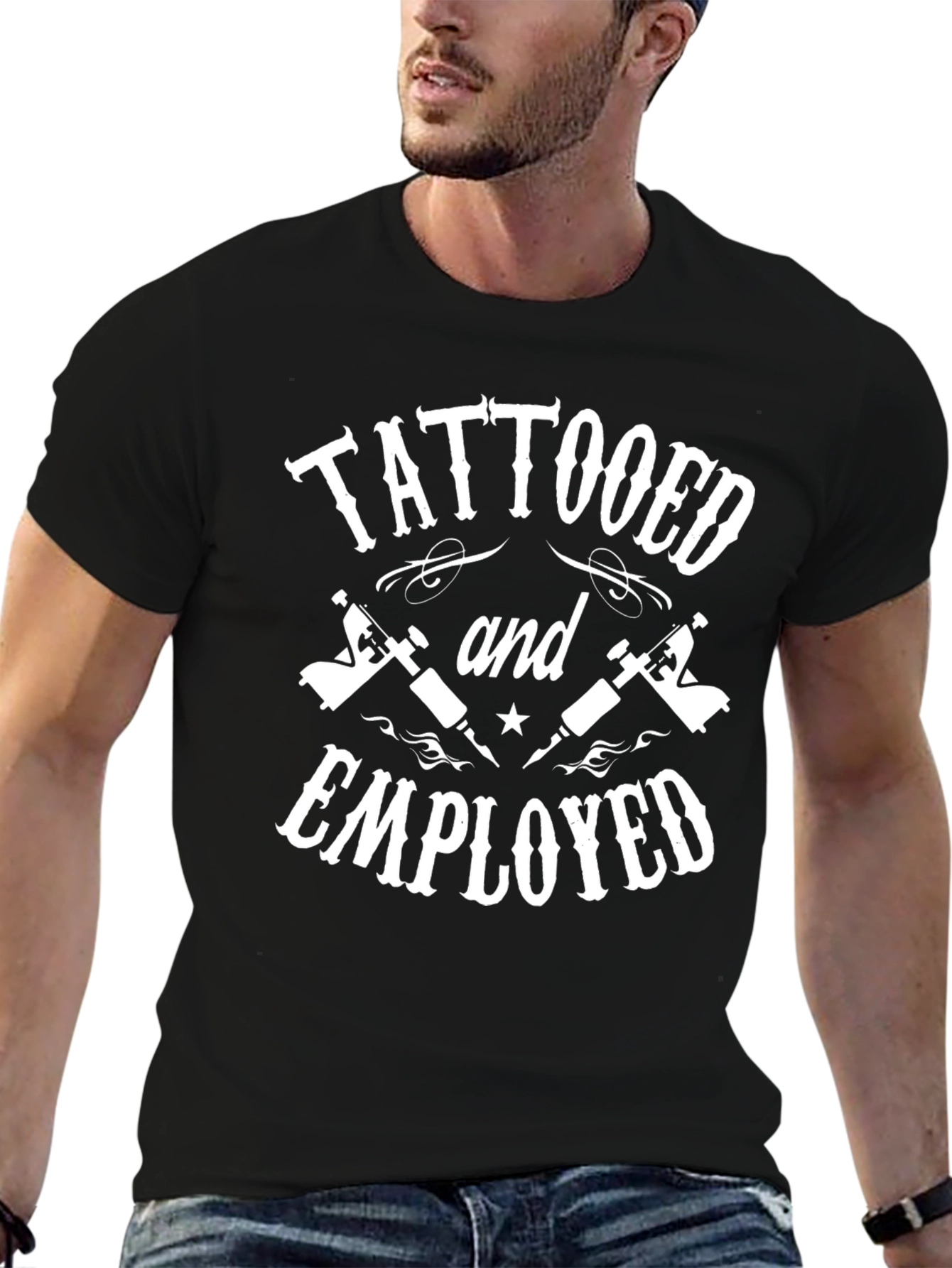 Tattooed and Employed Graphic T-Shirt