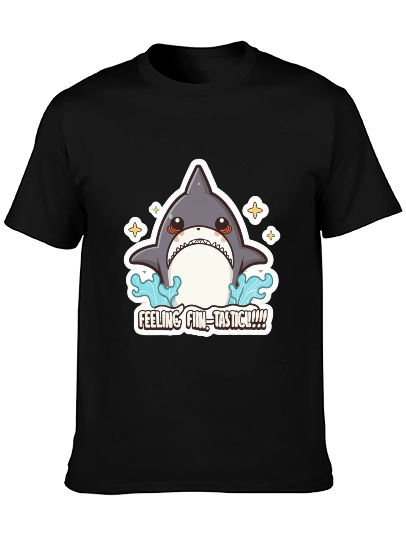 Feeling Fin-Tastic Shark Graphic T-Shirt