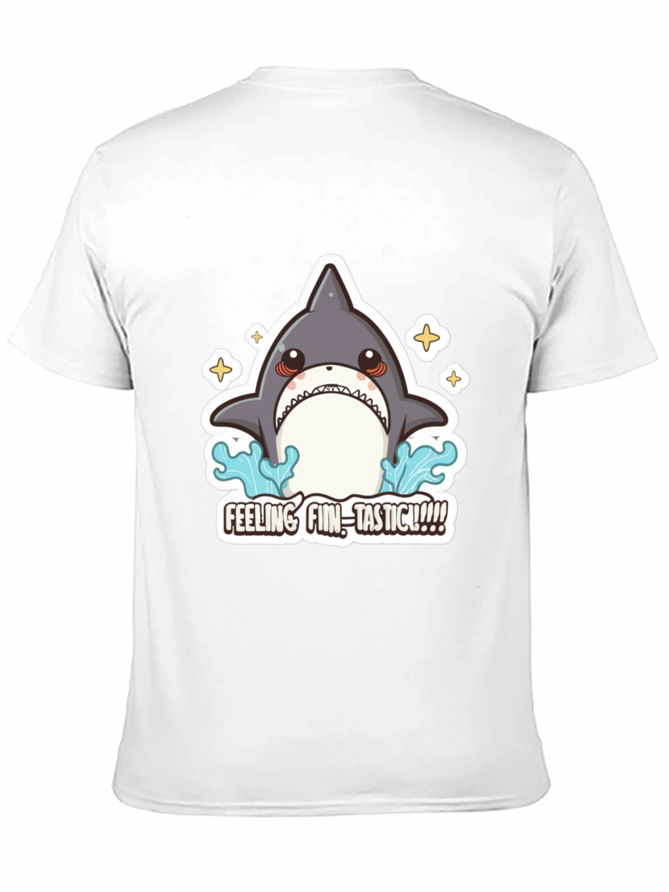Feeling Fin-Tastic Shark Graphic T-Shirt