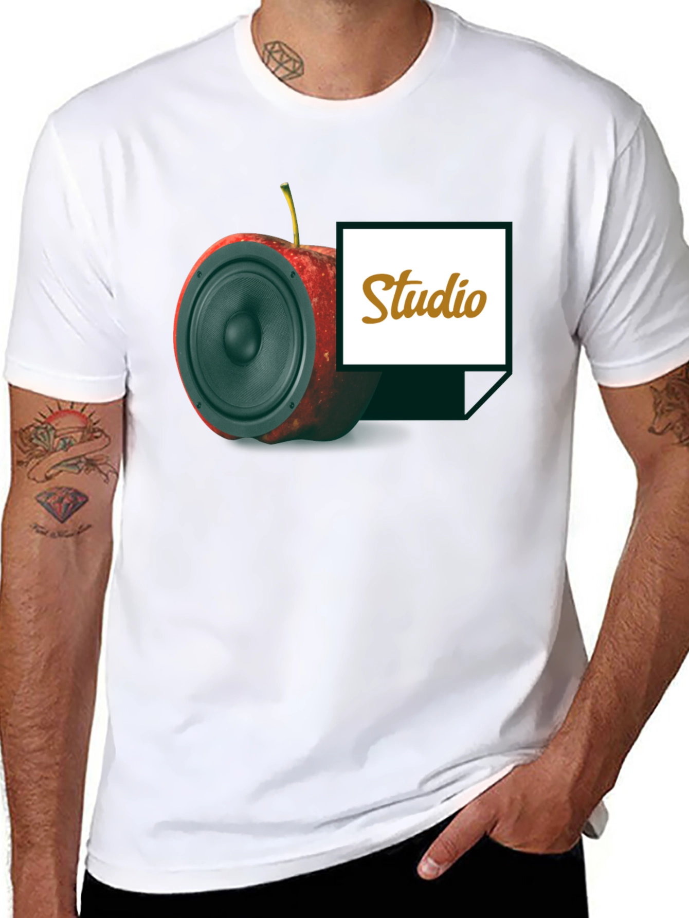 Studio Apple Speaker Graphic Tee