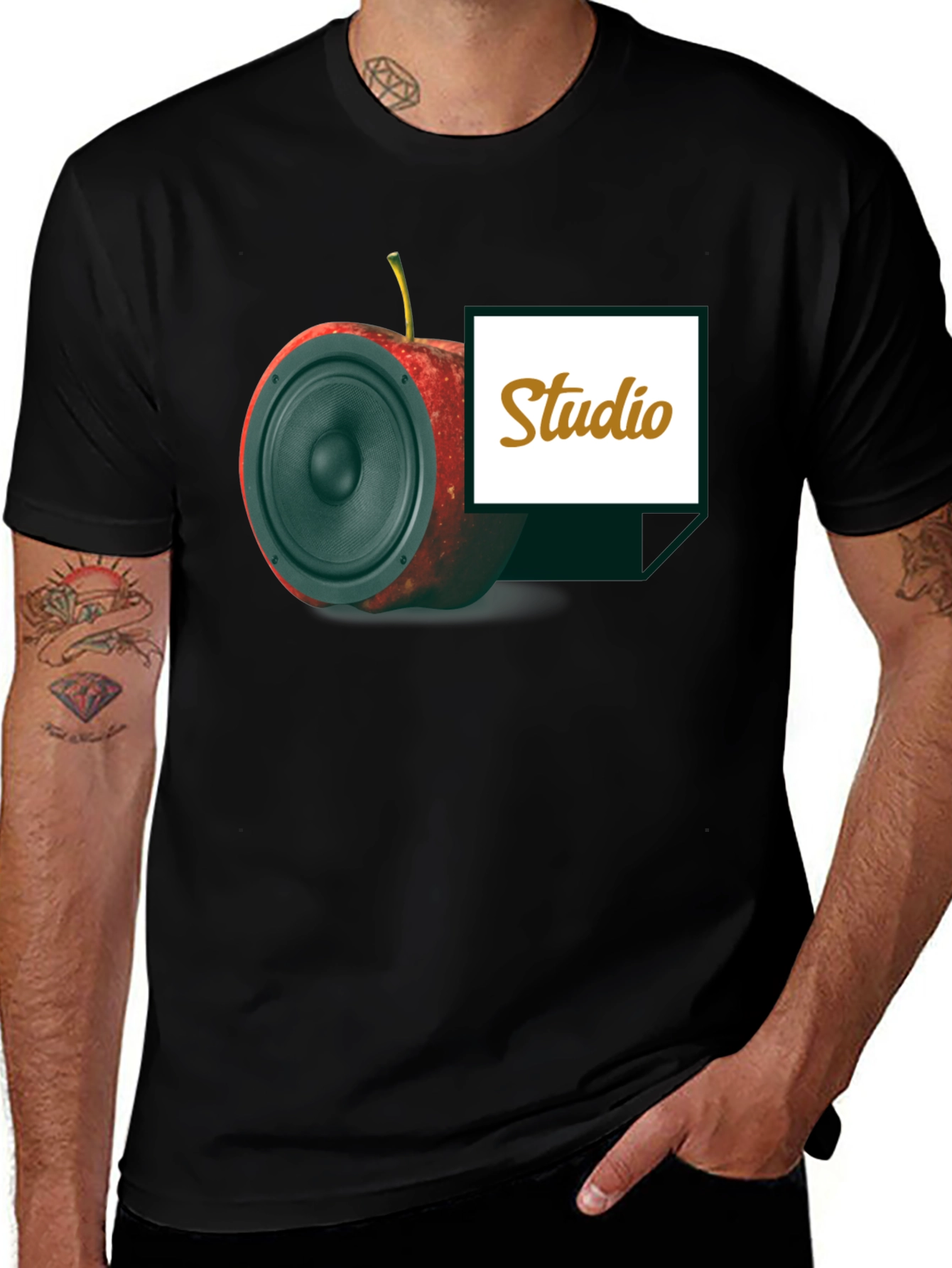 Studio Apple Speaker Graphic Tee