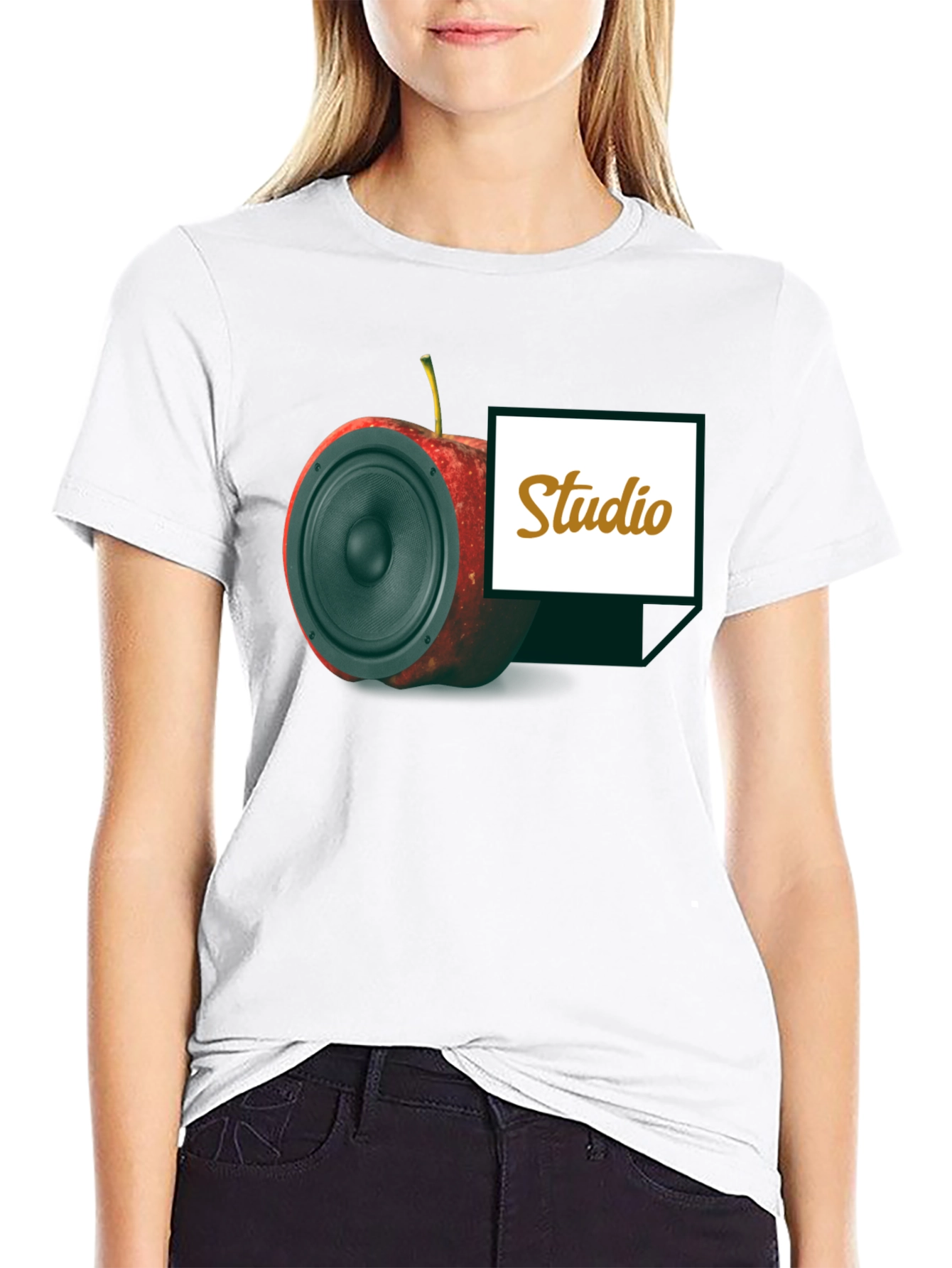 Studio Apple Speaker Graphic Tee