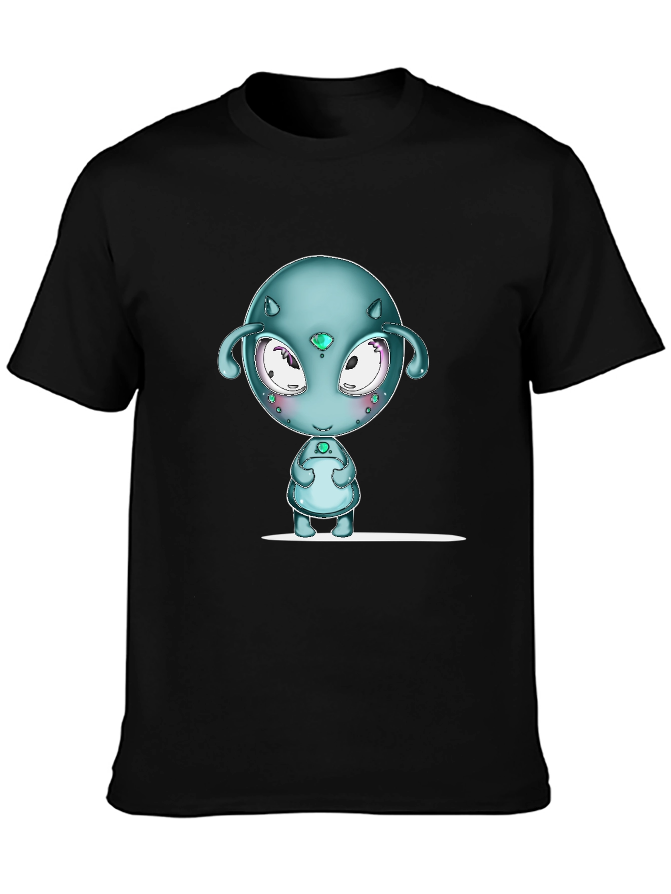 Alien Graphic Black T-Shirt