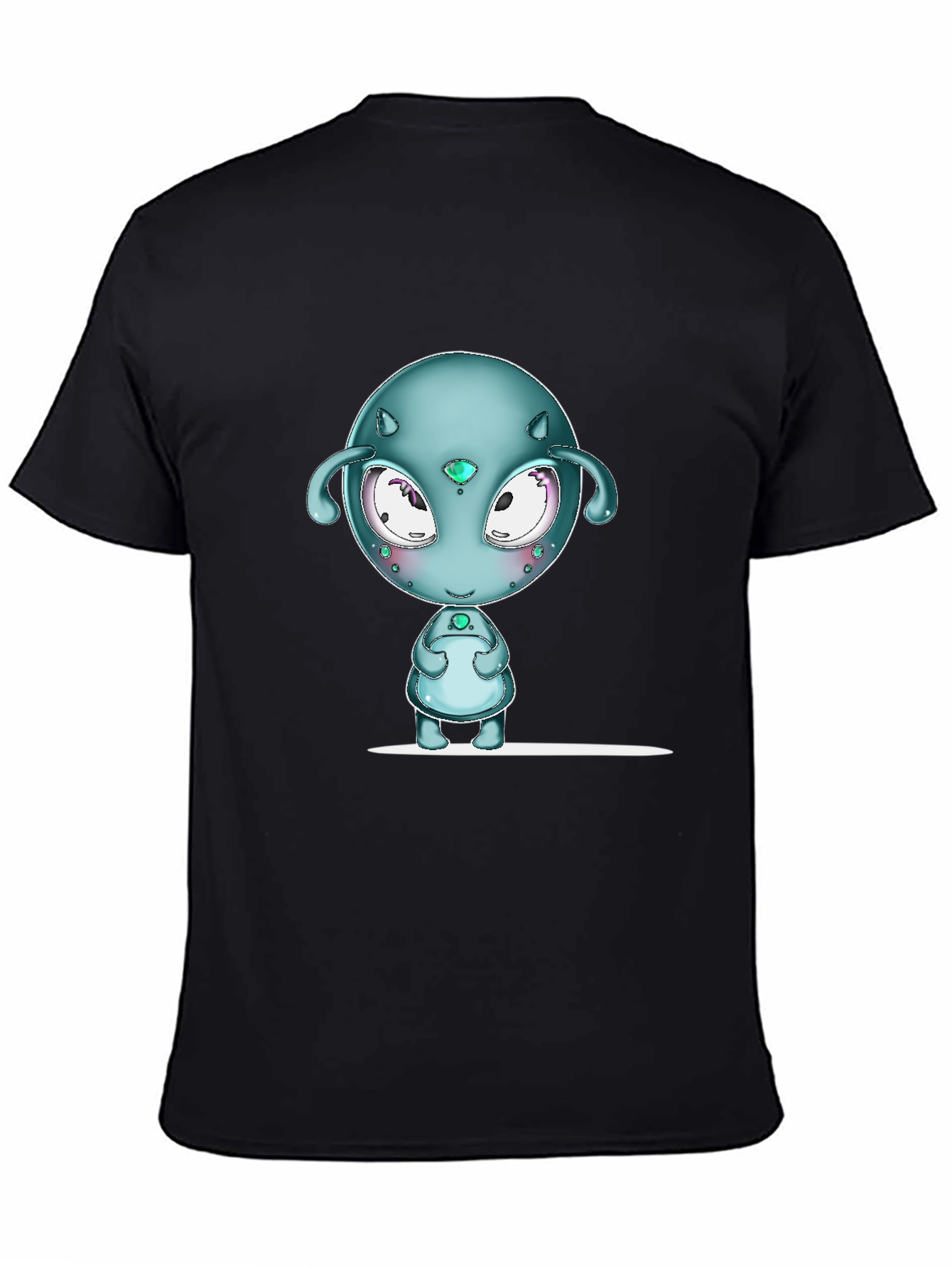 Alien Graphic Black T-Shirt