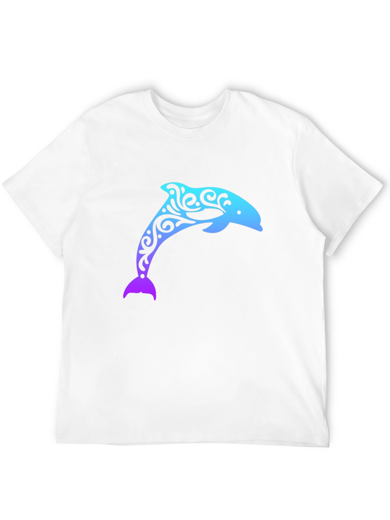 Dolphin Print T-Shirt - Stylish Casual Wear