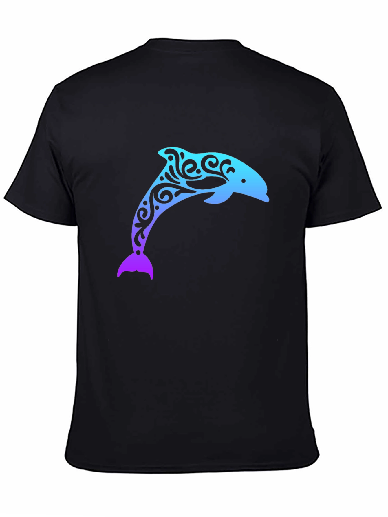 Dolphin Print T-Shirt - Stylish Casual Wear