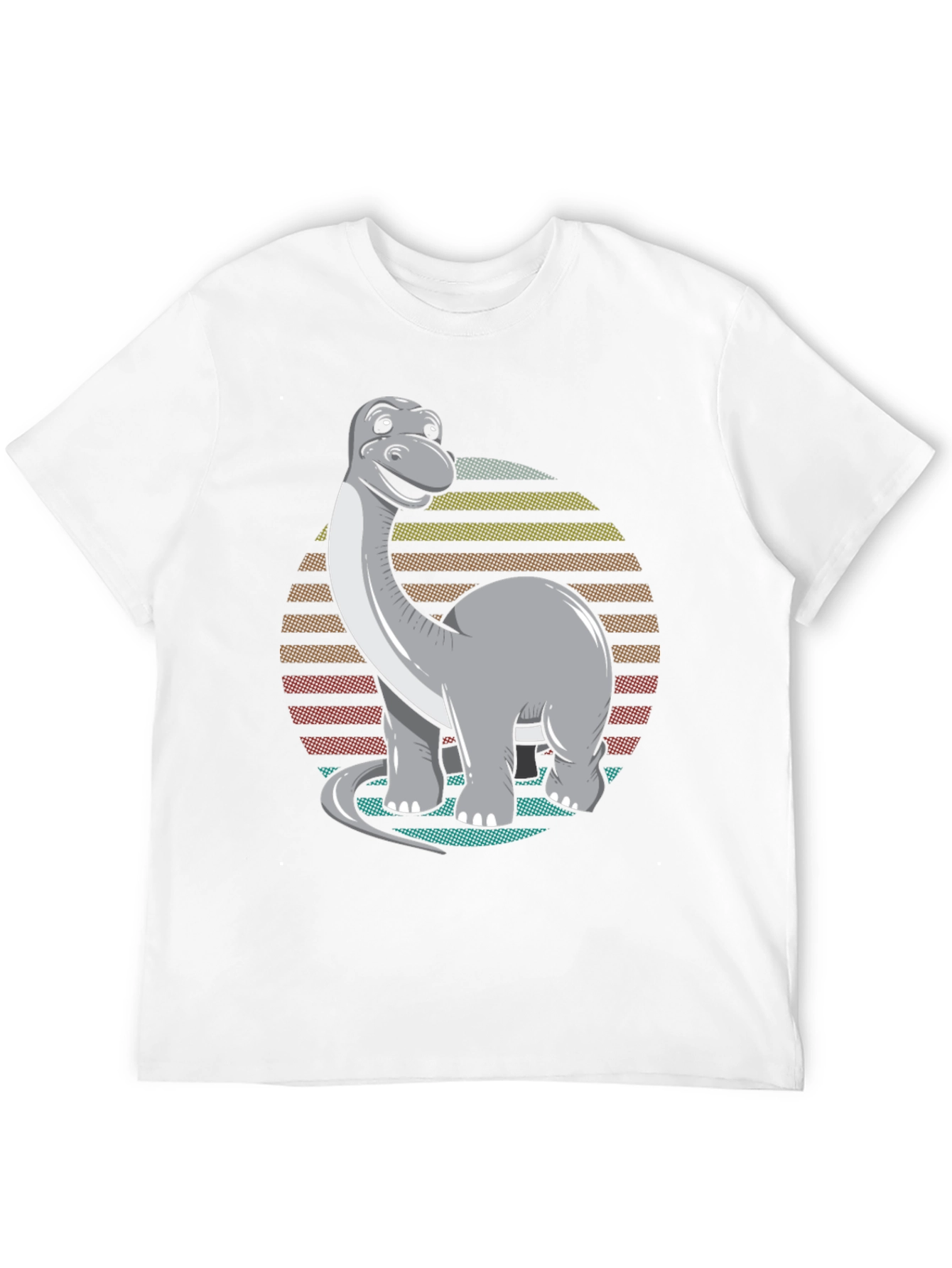 Retro Dinosaur T-Shirt - Black