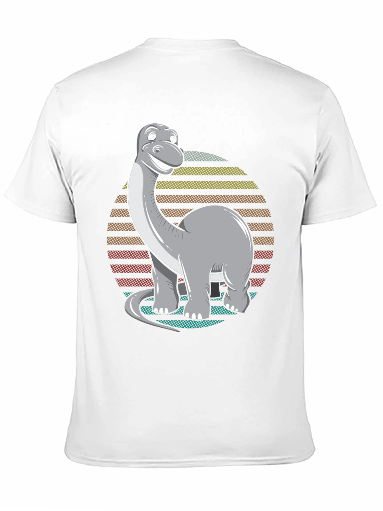 Retro Dinosaur T-Shirt - Black