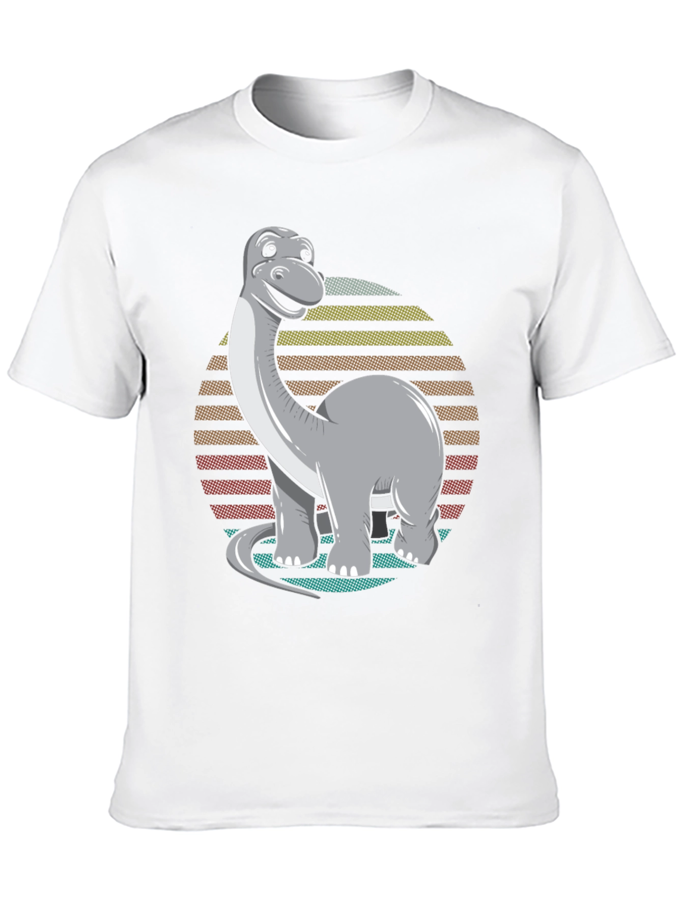 Retro Dinosaur T-Shirt - Black