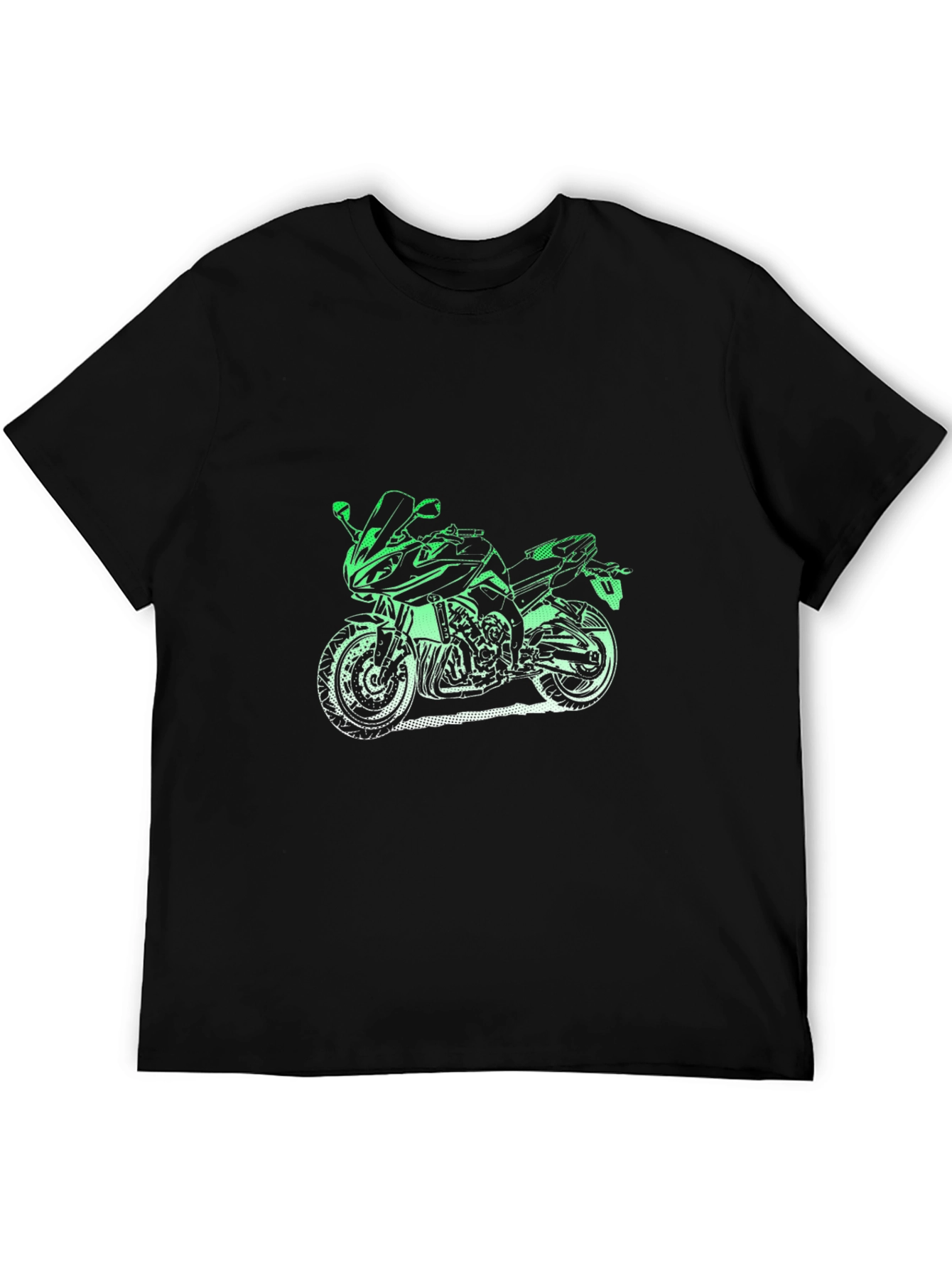 Motorcycle Graphic T-Shirt - Cool Rider Tee