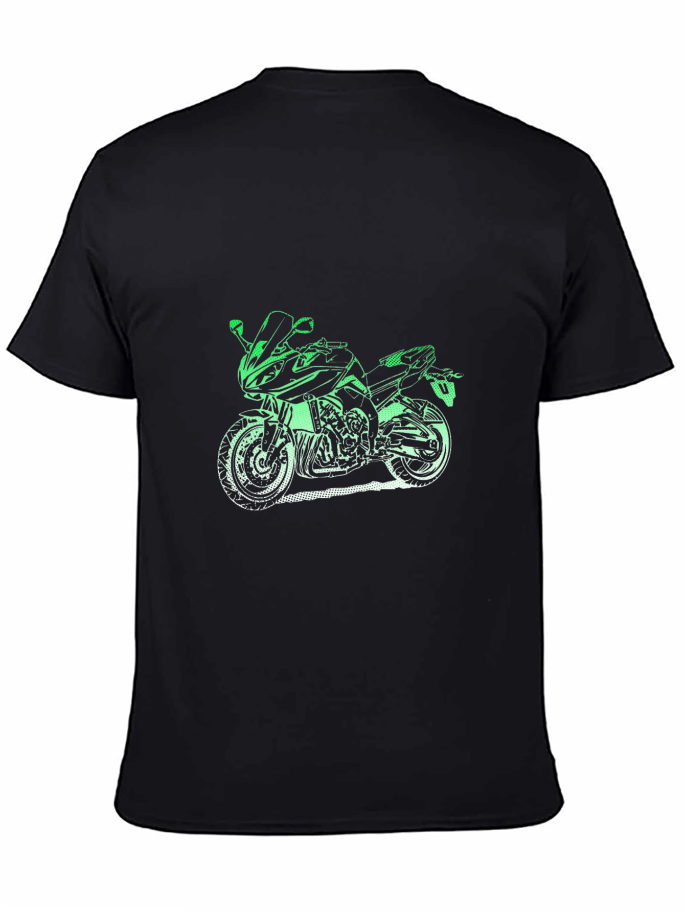 Motorcycle Graphic T-Shirt - Cool Rider Tee
