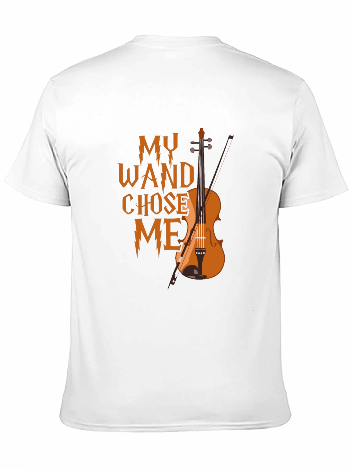 My Wand Chose Me Violin T-Shirt