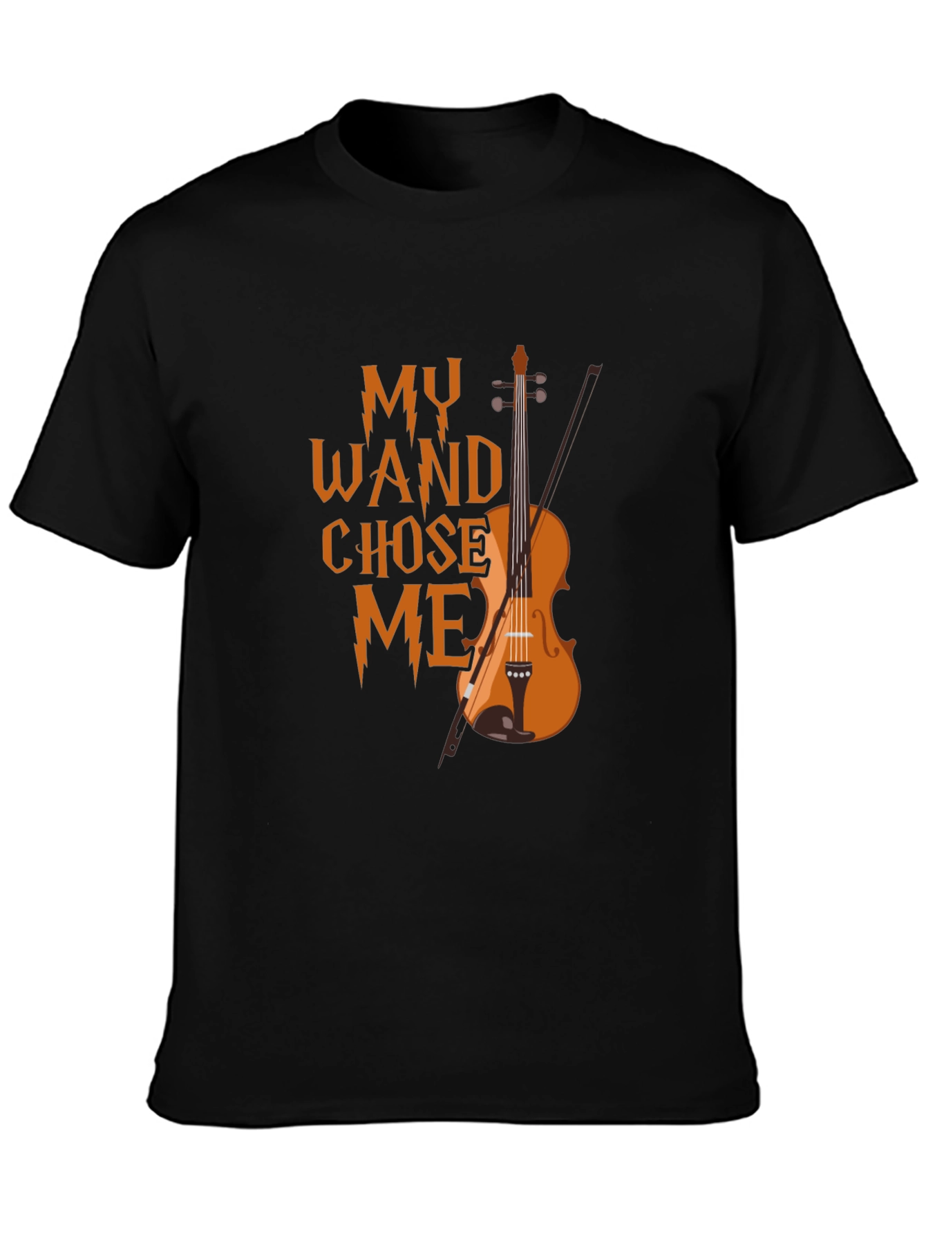 My Wand Chose Me Violin T-Shirt