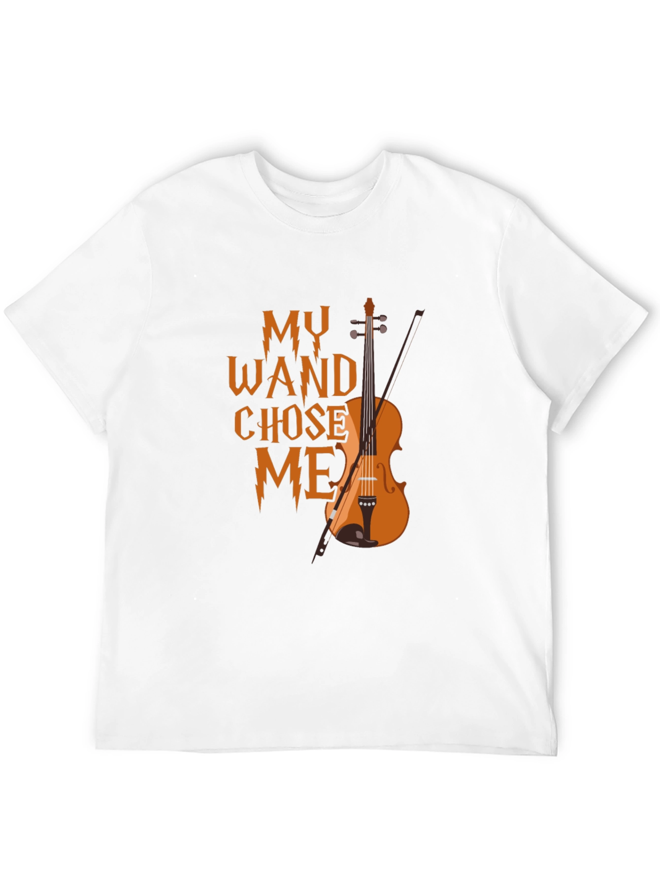 My Wand Chose Me Violin T-Shirt