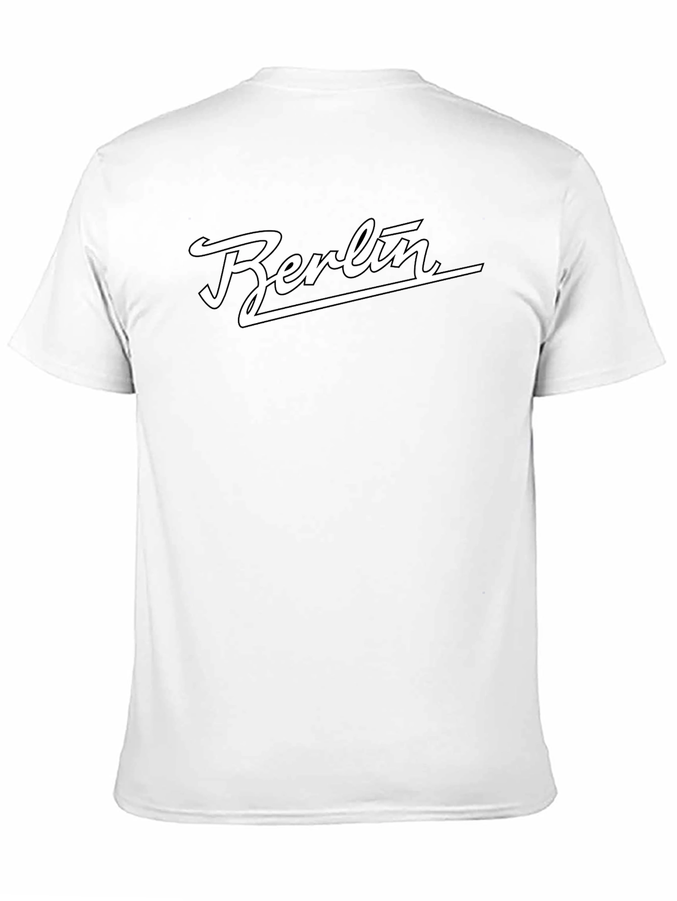 Berlin Script Black T-Shirt