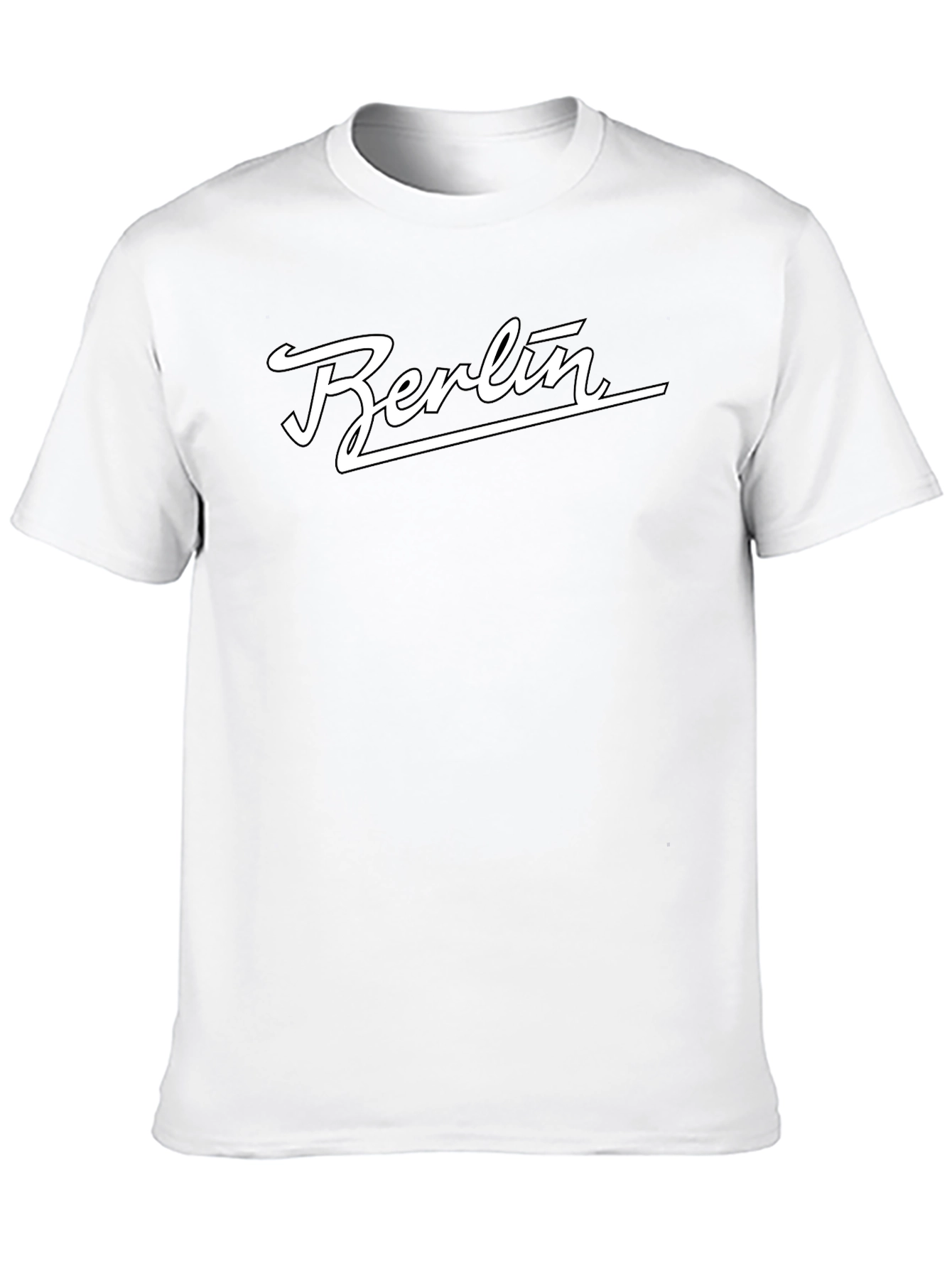 Berlin Script Black T-Shirt