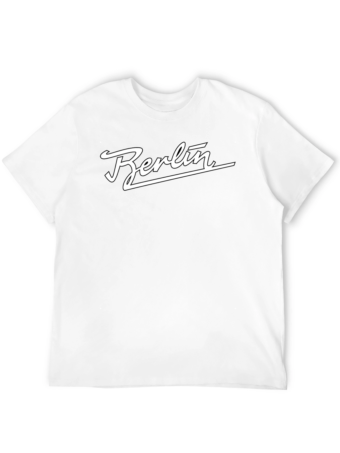 Berlin Script Black T-Shirt