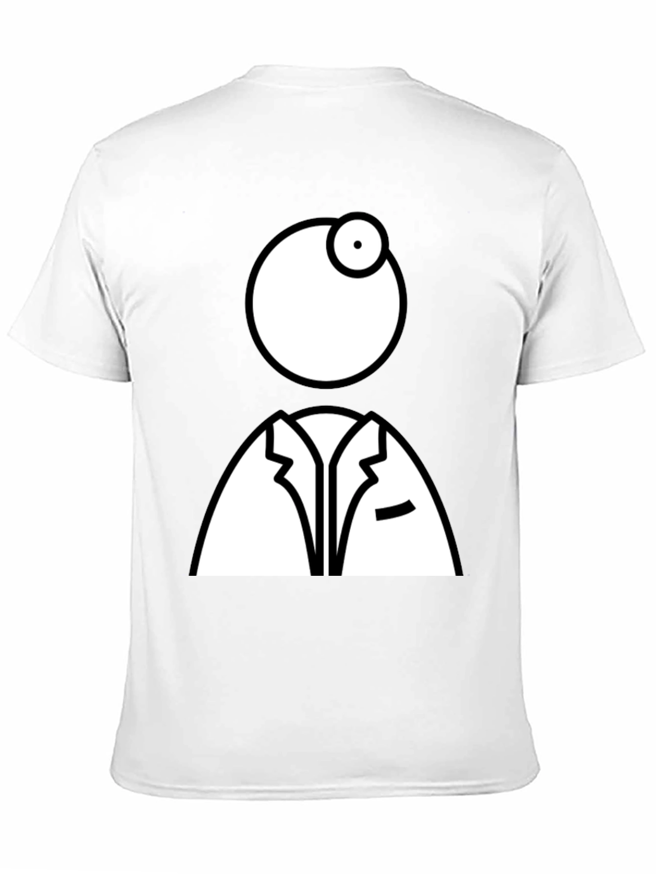 Eye Doctor Graphic Tee - Black Cotton T-Shirt