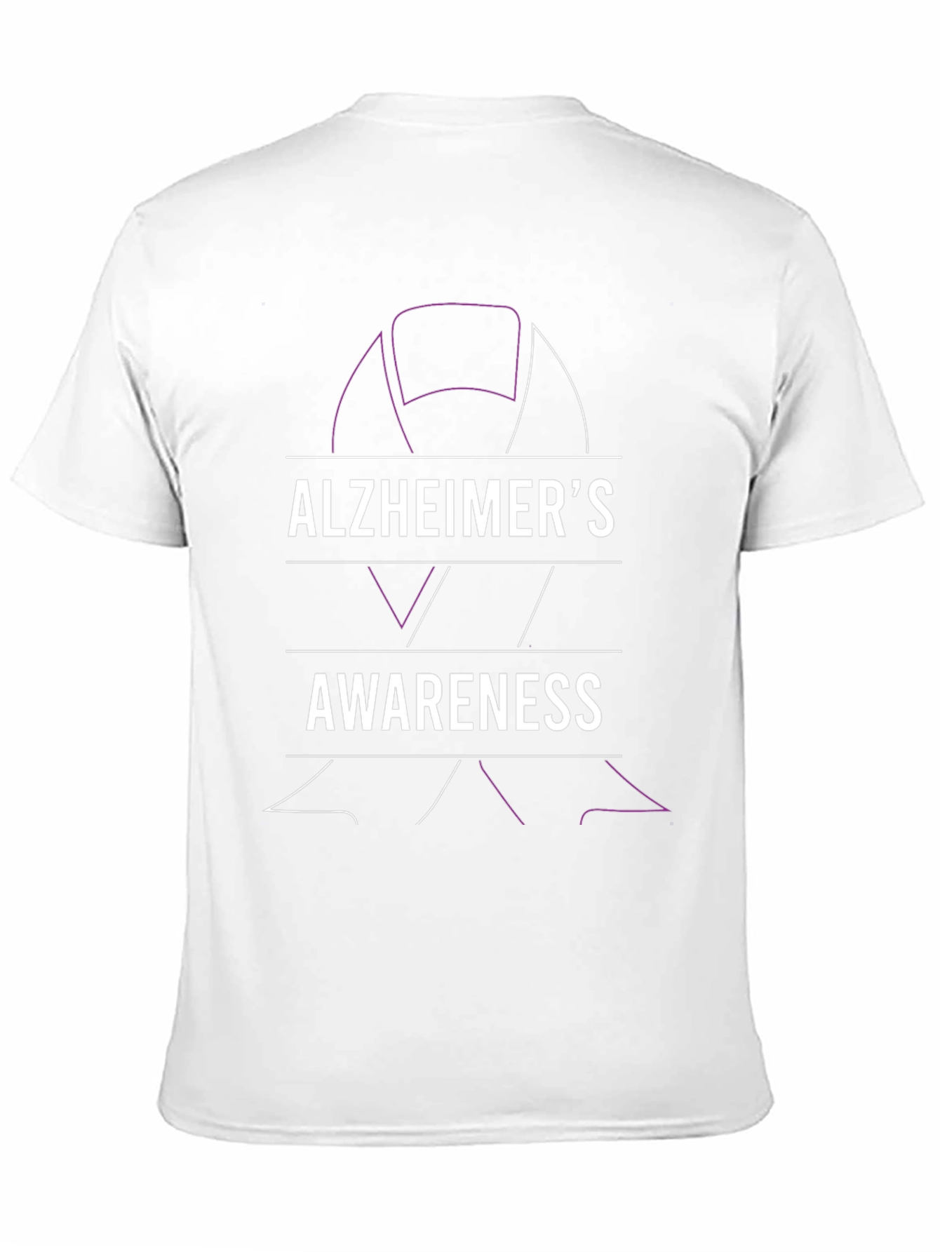 Alzheimers Awareness Ribbon Graphic Tee