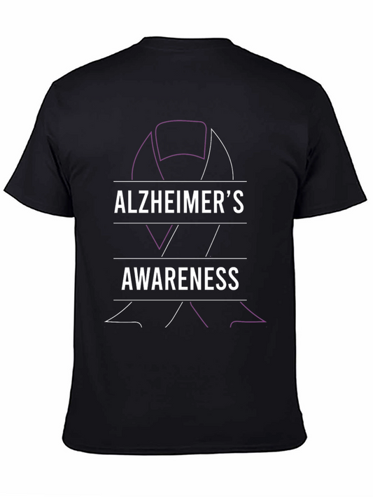 Alzheimers Awareness Ribbon Graphic Tee