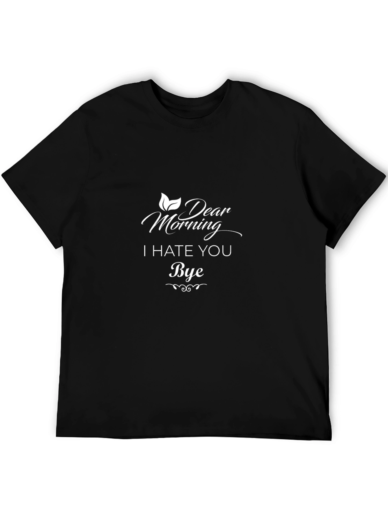 Dear Morning Graphic Tee - Black