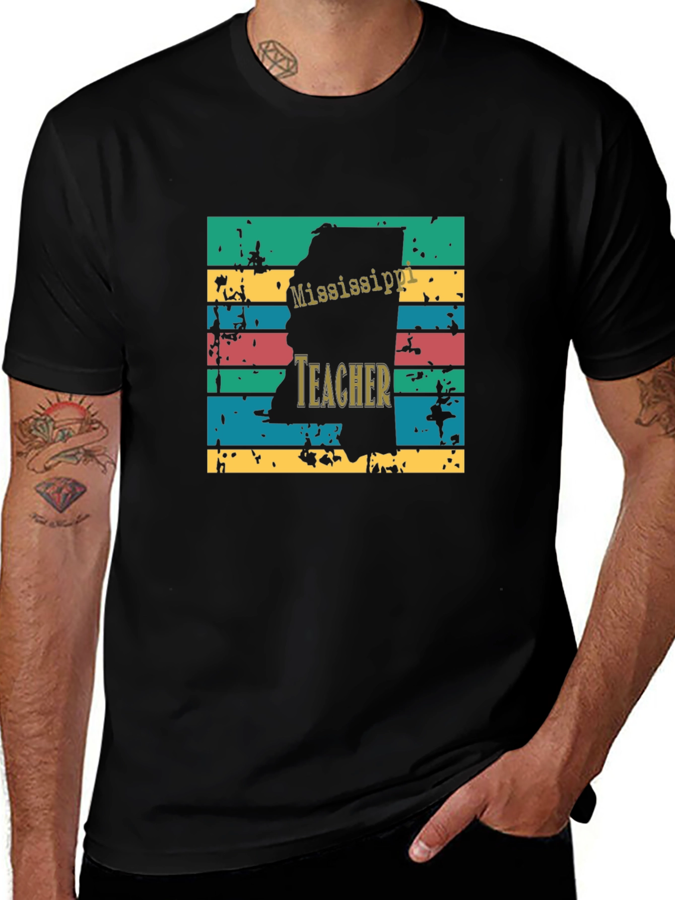 Mississippi Teacher Graphic T-Shirt