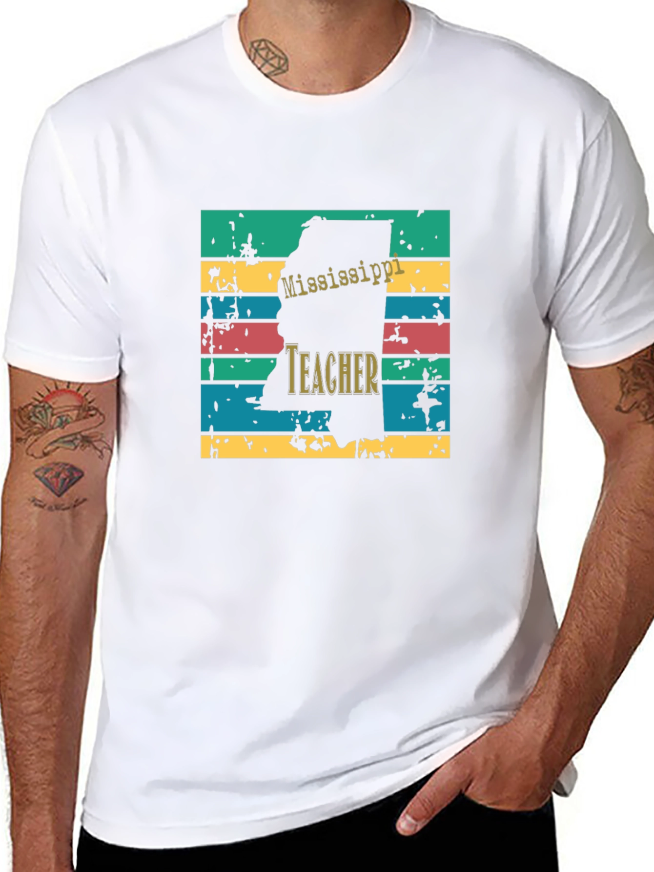 Mississippi Teacher Graphic T-Shirt