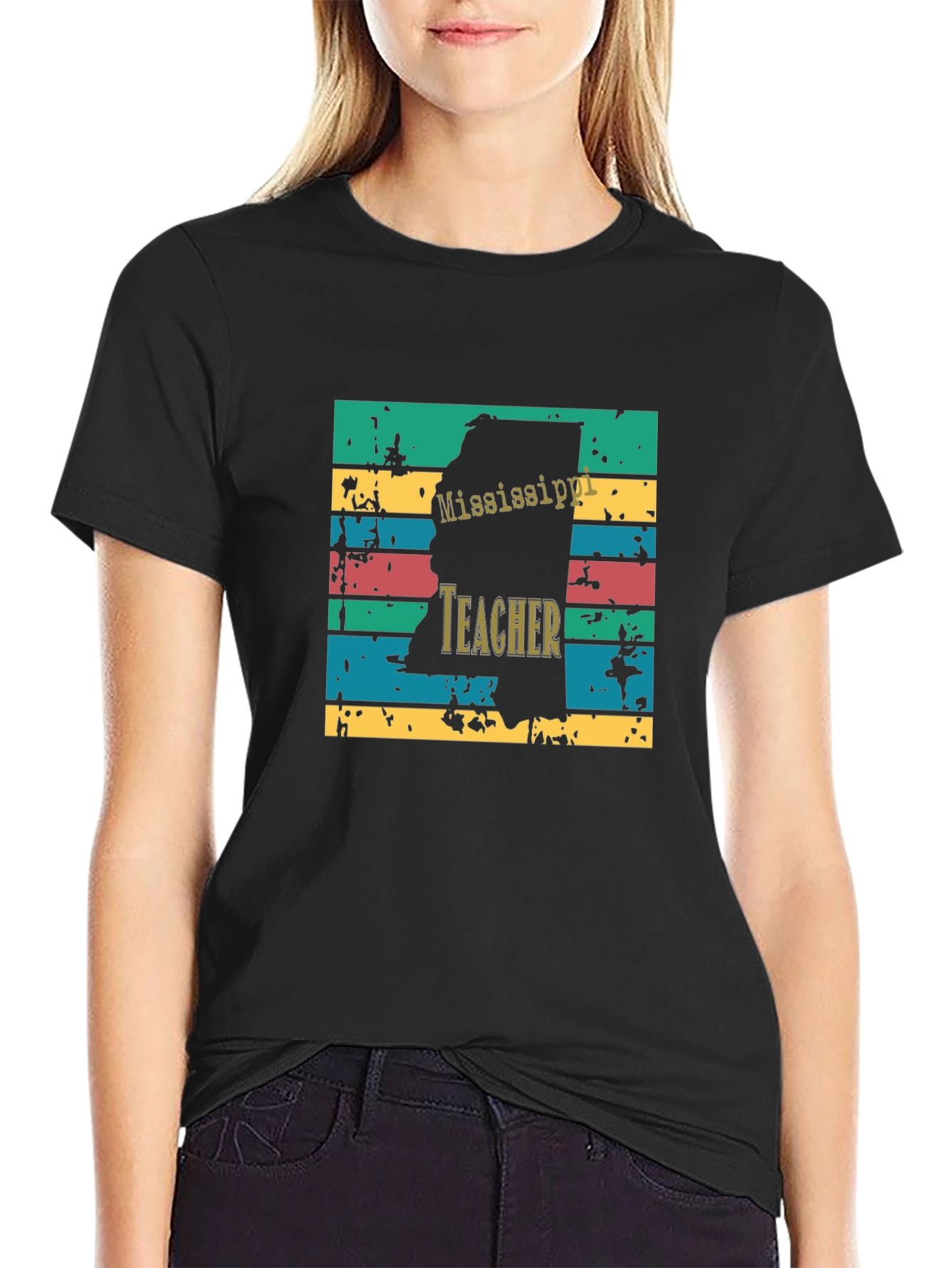 Mississippi Teacher Graphic T-Shirt