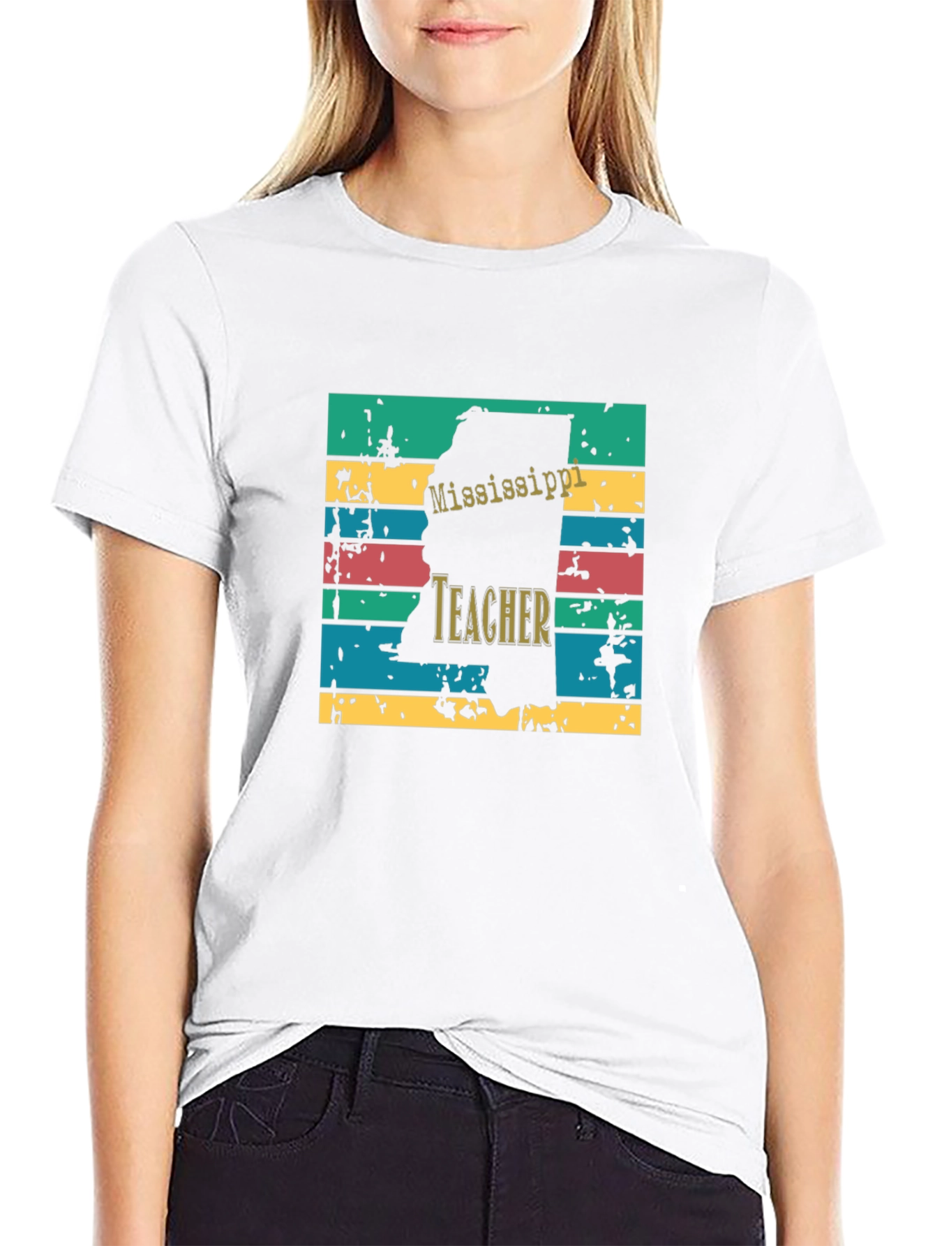 Mississippi Teacher Graphic T-Shirt