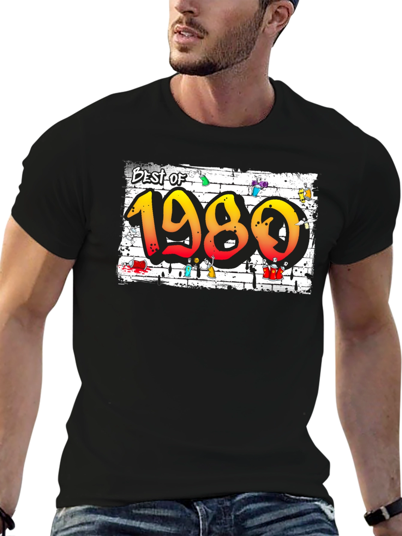 Best of 1980 Graphic Tee - Retro Style
