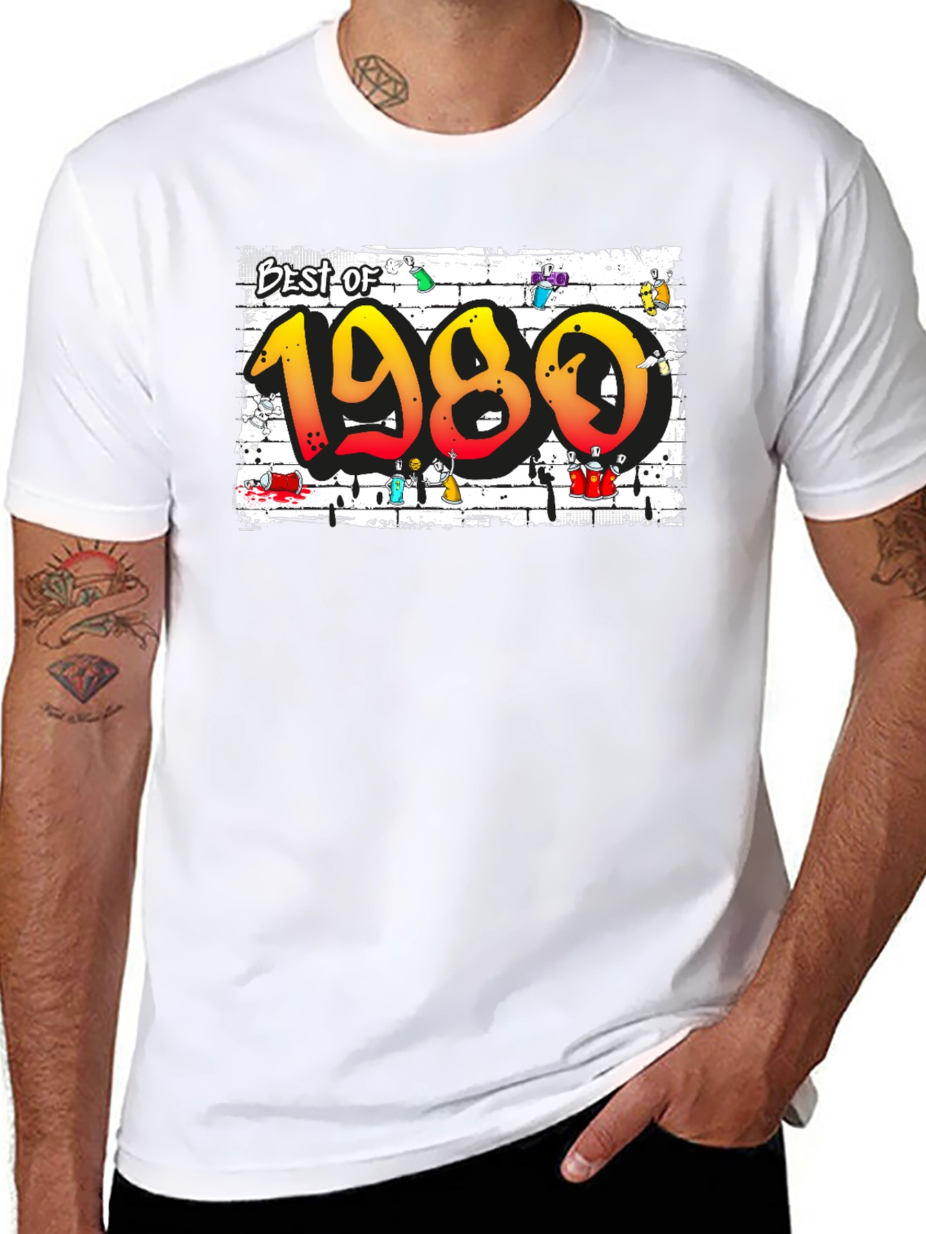 Best of 1980 Graphic Tee - Retro Style